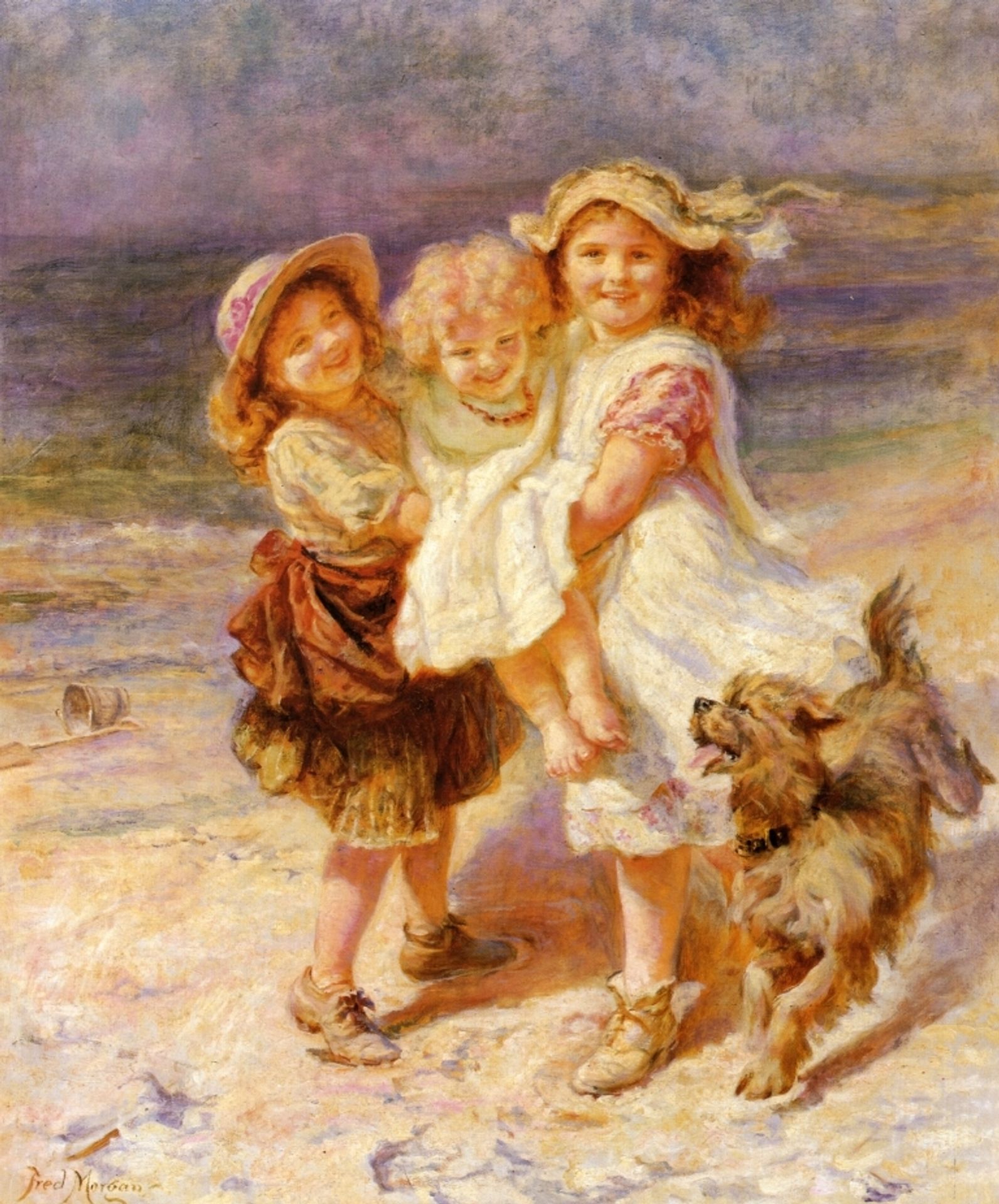 On the Beach by Frederick Morgan