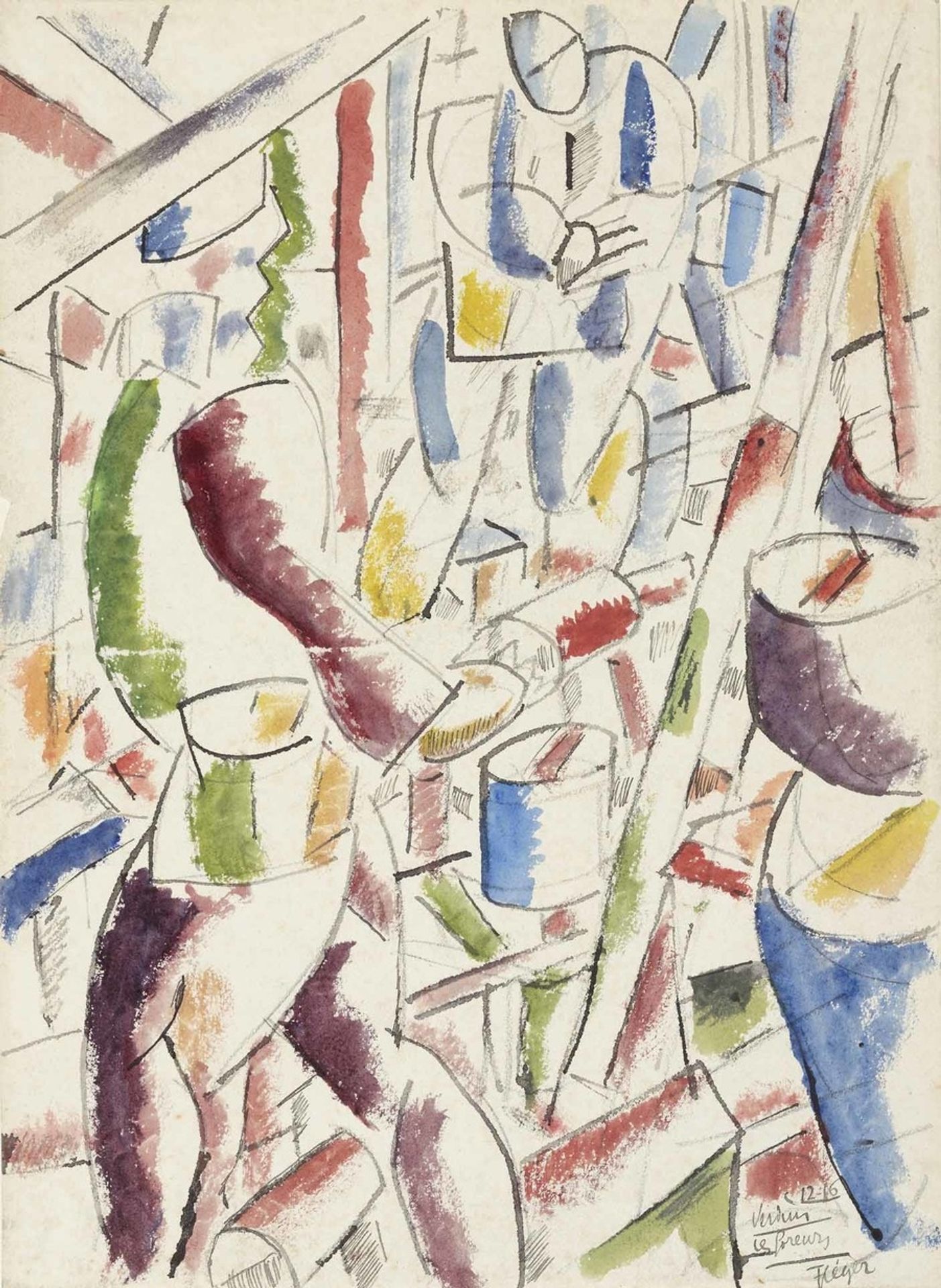 Verdun, The Trench Diggers by Fernand Léger