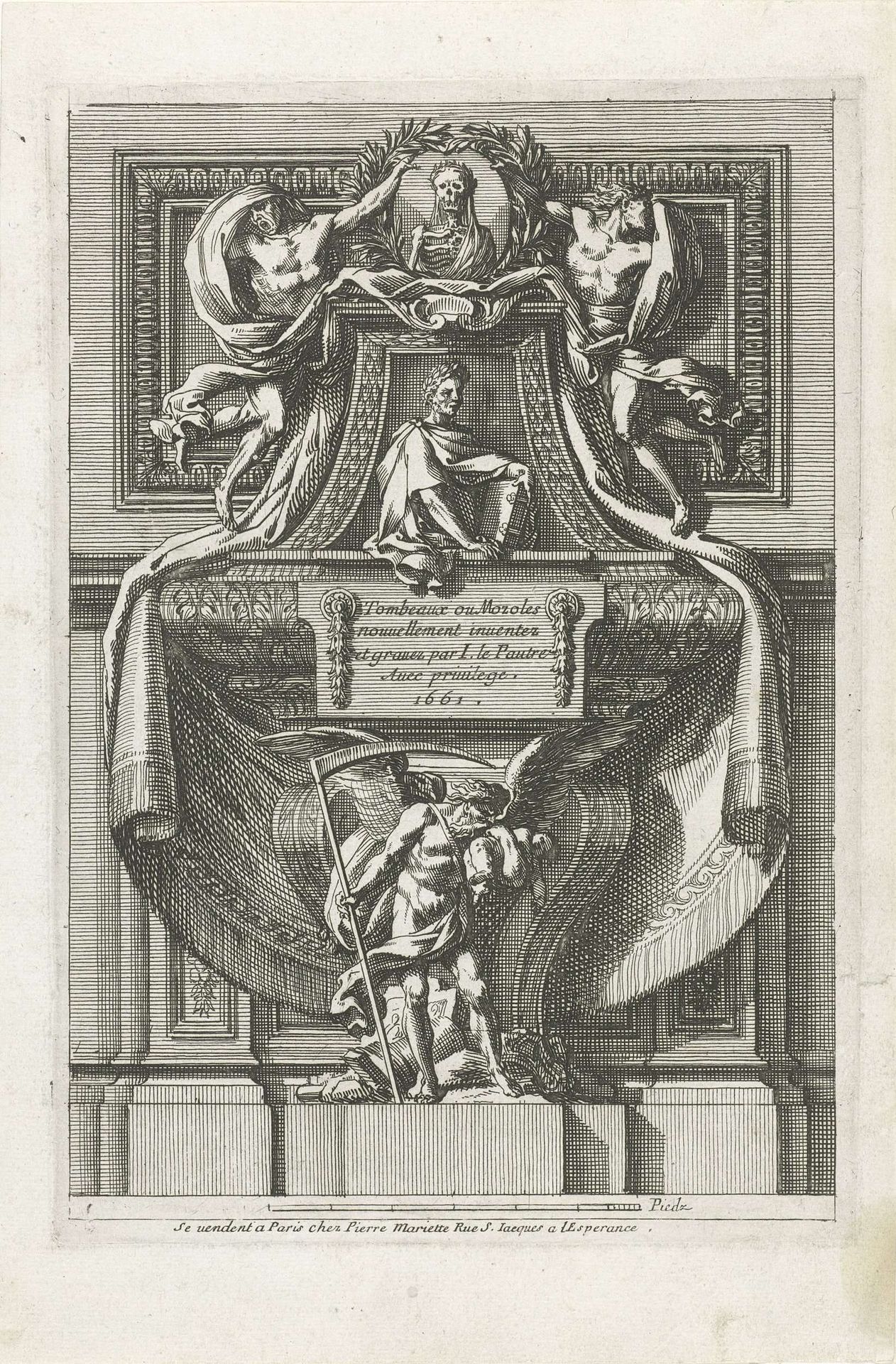 Titelblad: Tombeaux ou Mozoles by Jean Lepautre