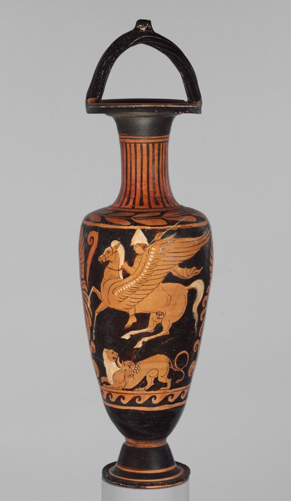 Terracotta Bail Amphora (jar) by Ancient Greek Pottery