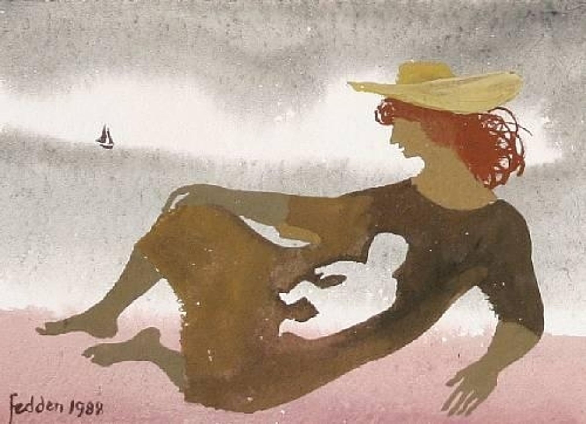 On the Shore by Mary Fedden