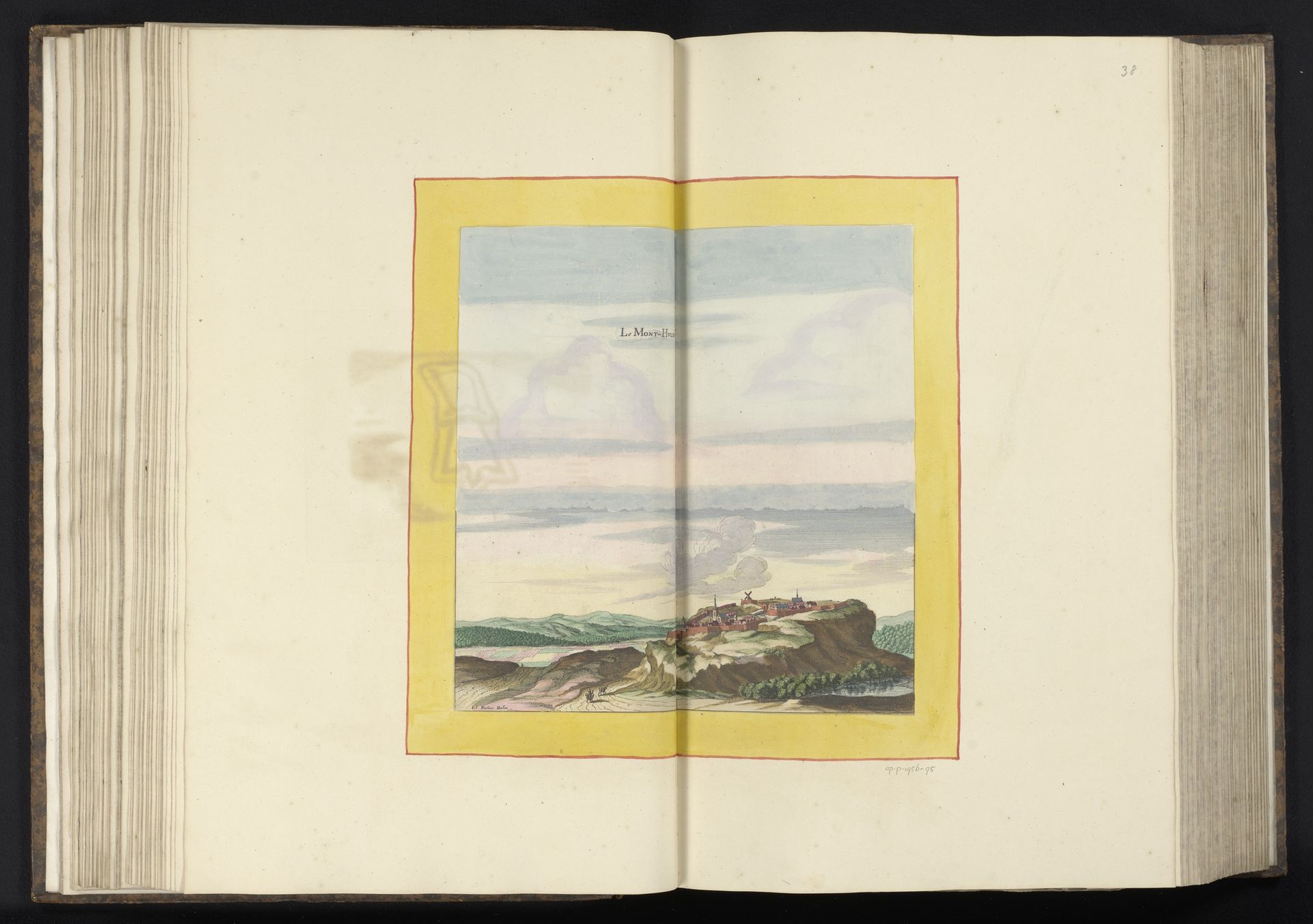 Gezicht op Mont Hulin by Anonymous