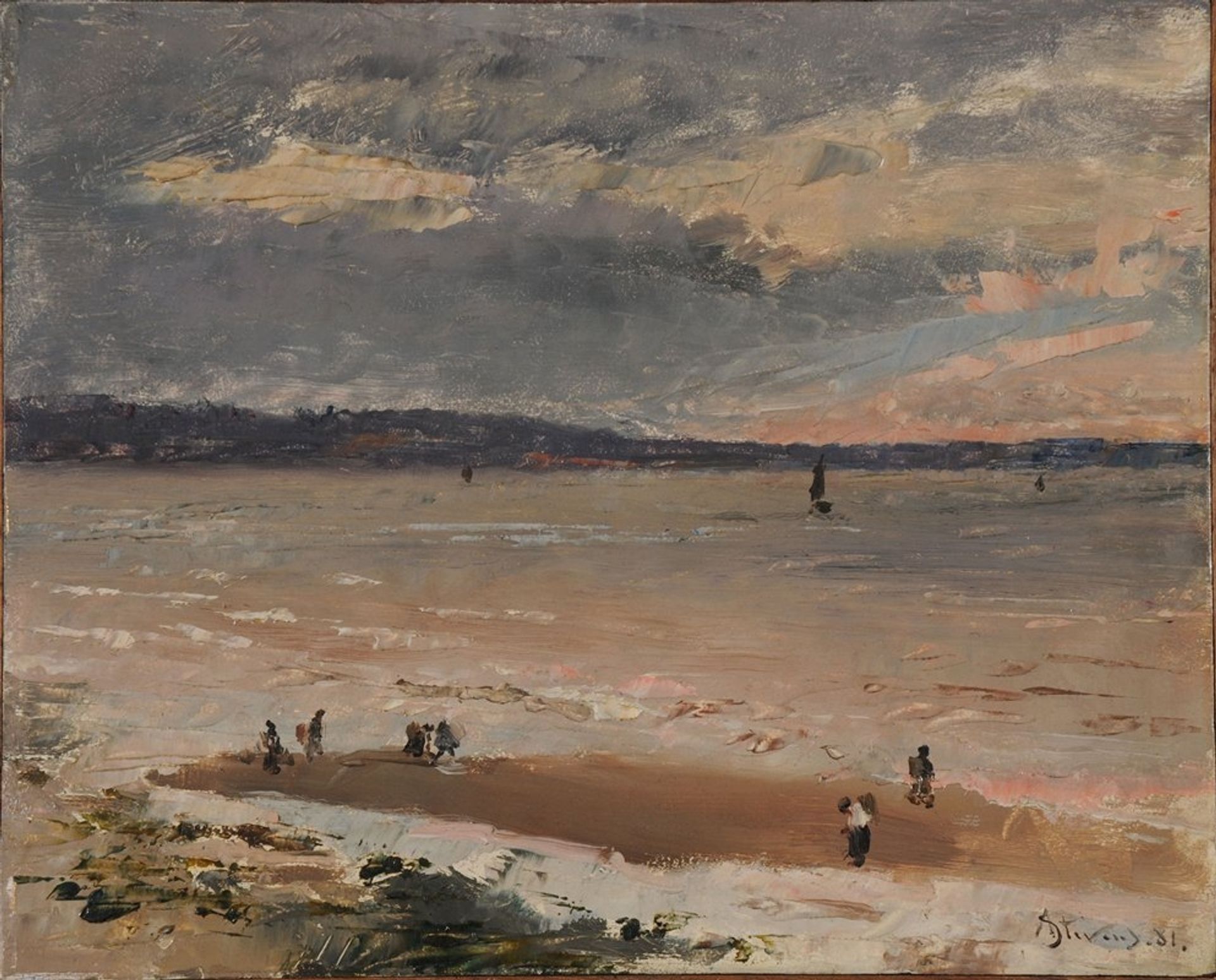 Marine – Le Havre by Alfred Stevens