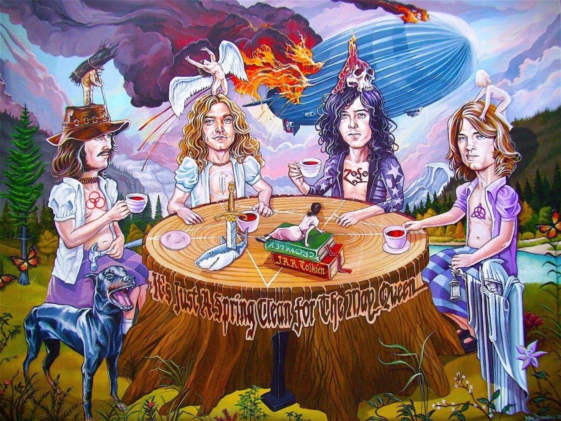 Ridin’ the Zep’ by Dave Macdowell