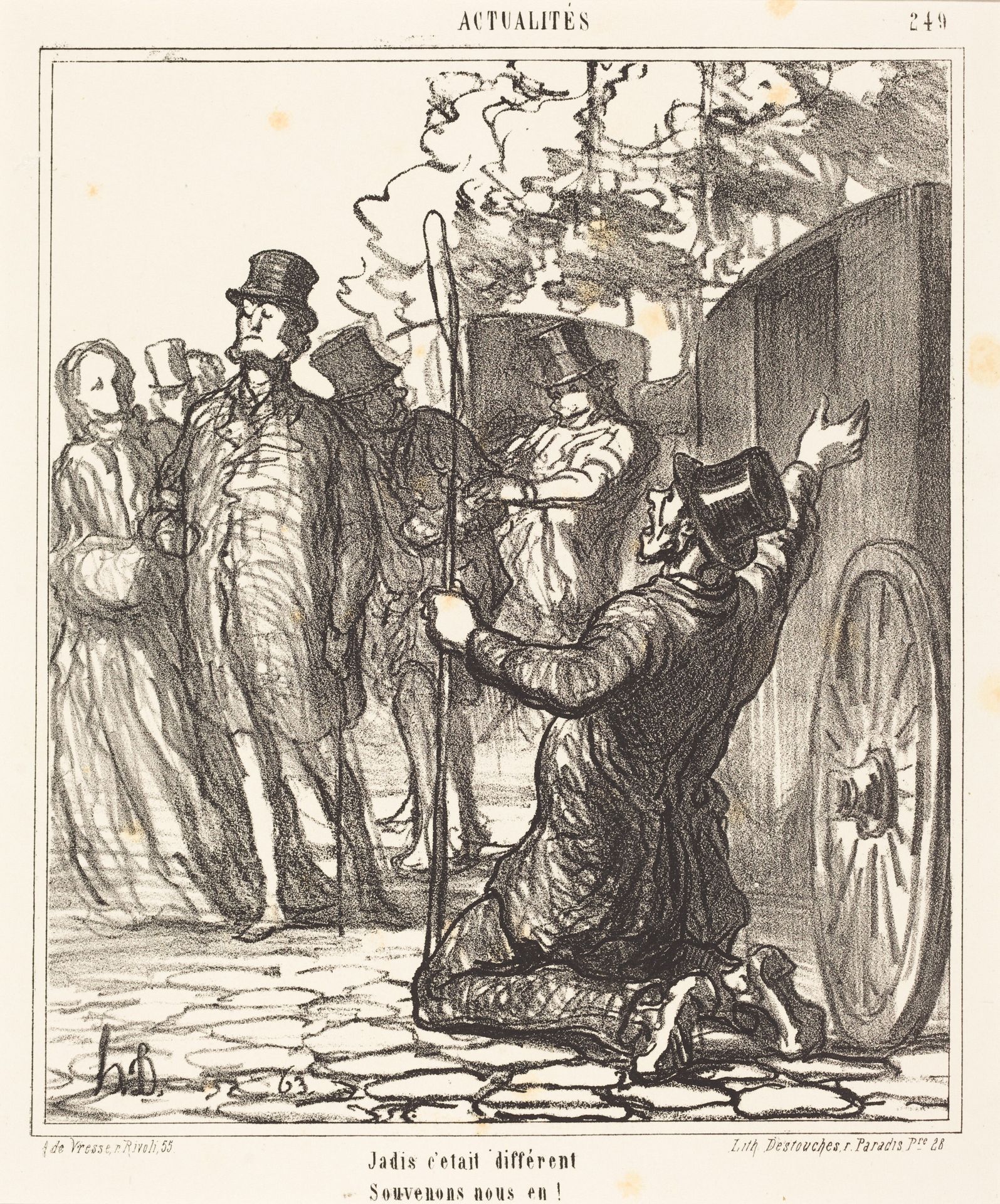 Jadis c'était différent by Honoré Daumier