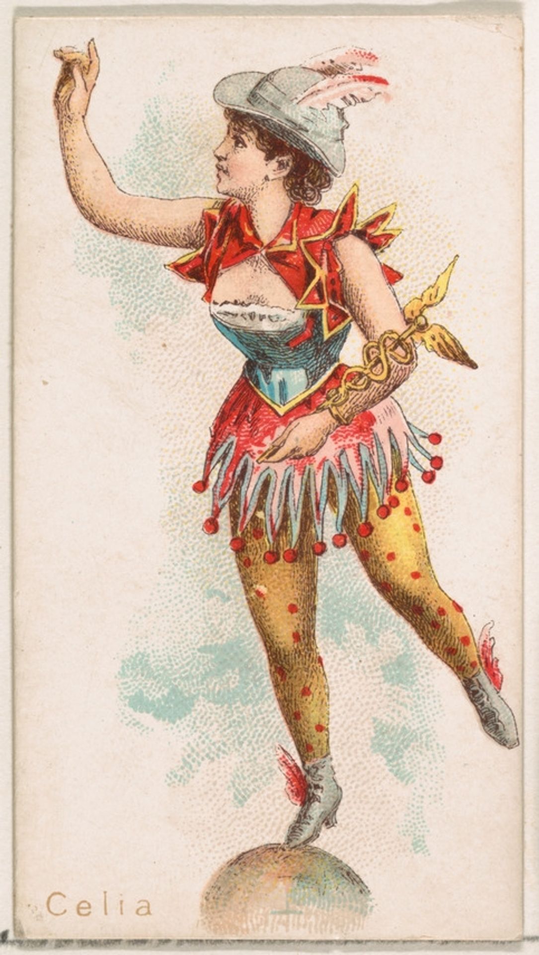 Celia, from the Ballet Queens series (N182) issued by Wm. S. Kimball & Co. by William S. Kimball & Company