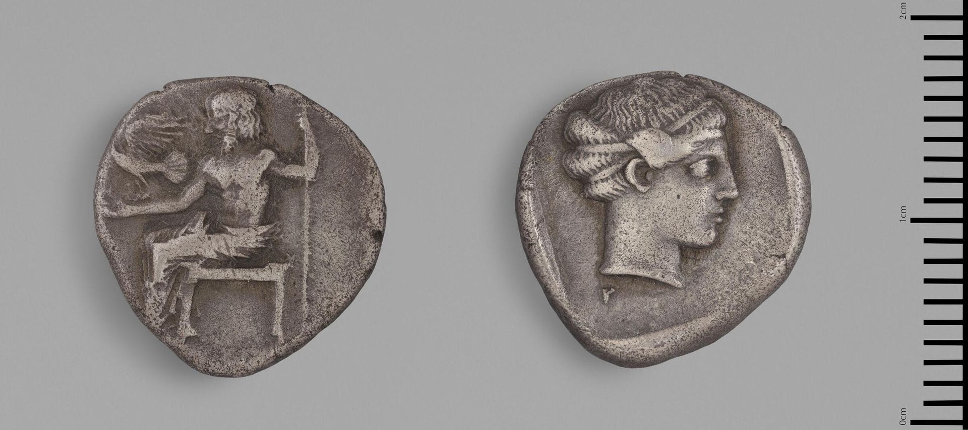Hemidrachm of the Arcadian League, Mantineia by Arcadian League