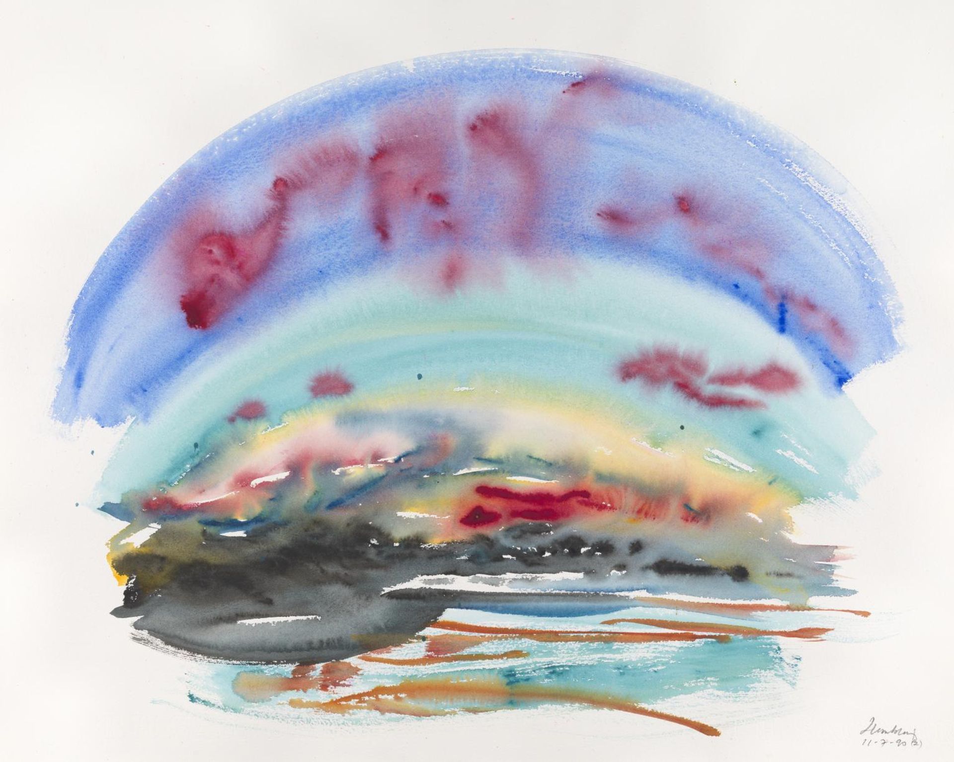 Sunrise 11.7.90 by  Maggi Hambling