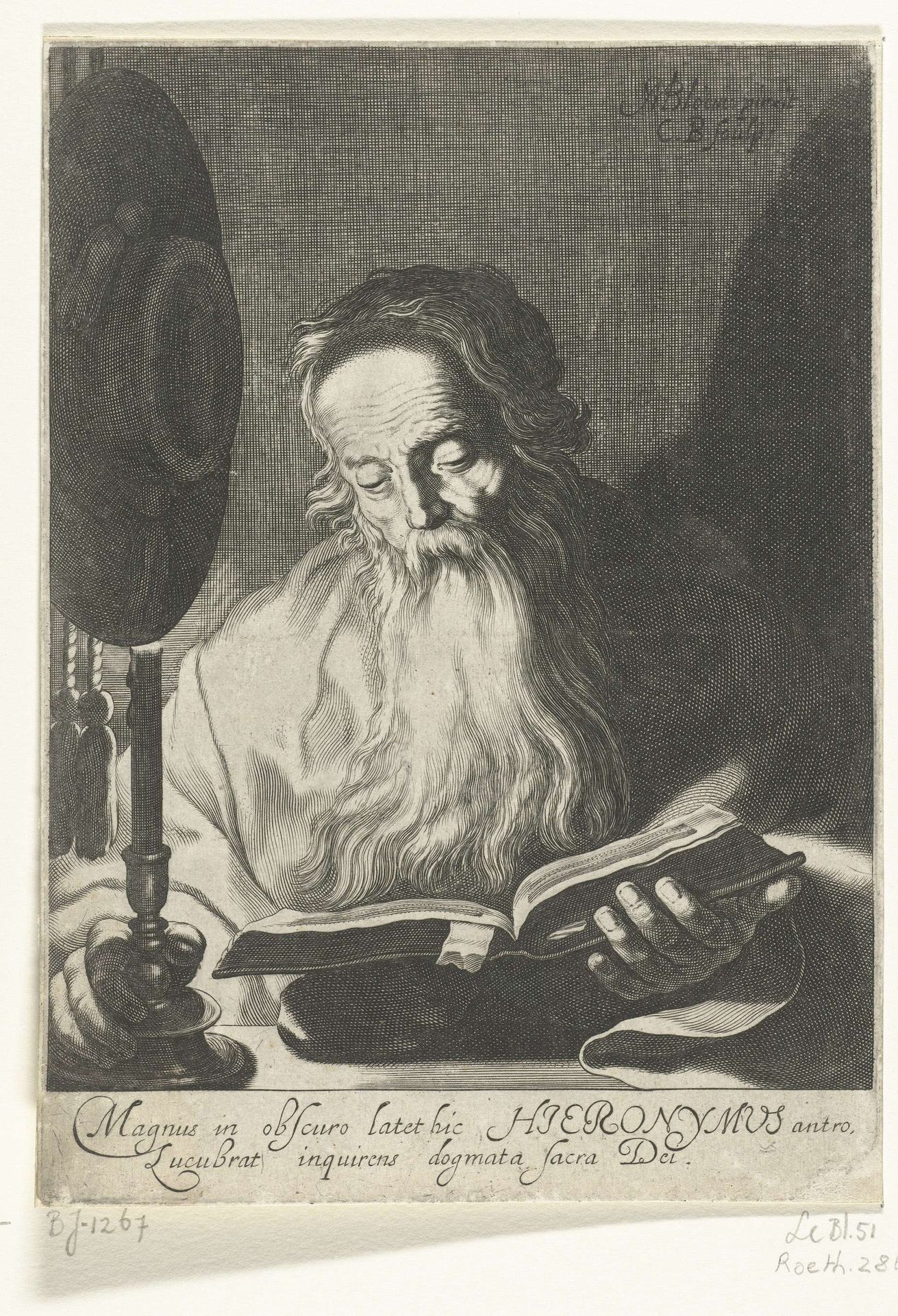De heilige Hieronymus by Cornelis Bloemaert