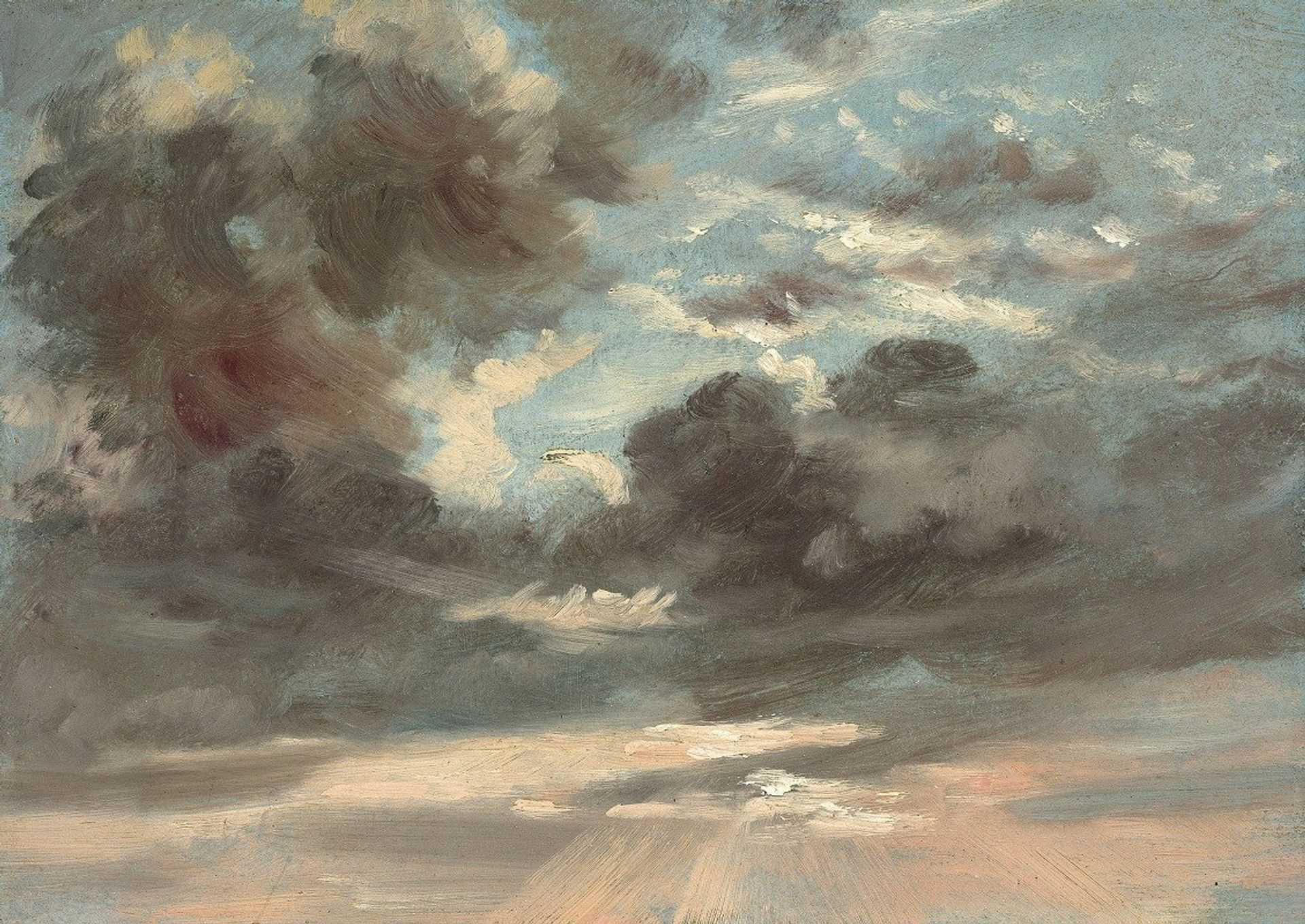 Cloud Study – Stormy Sunset by John Constable