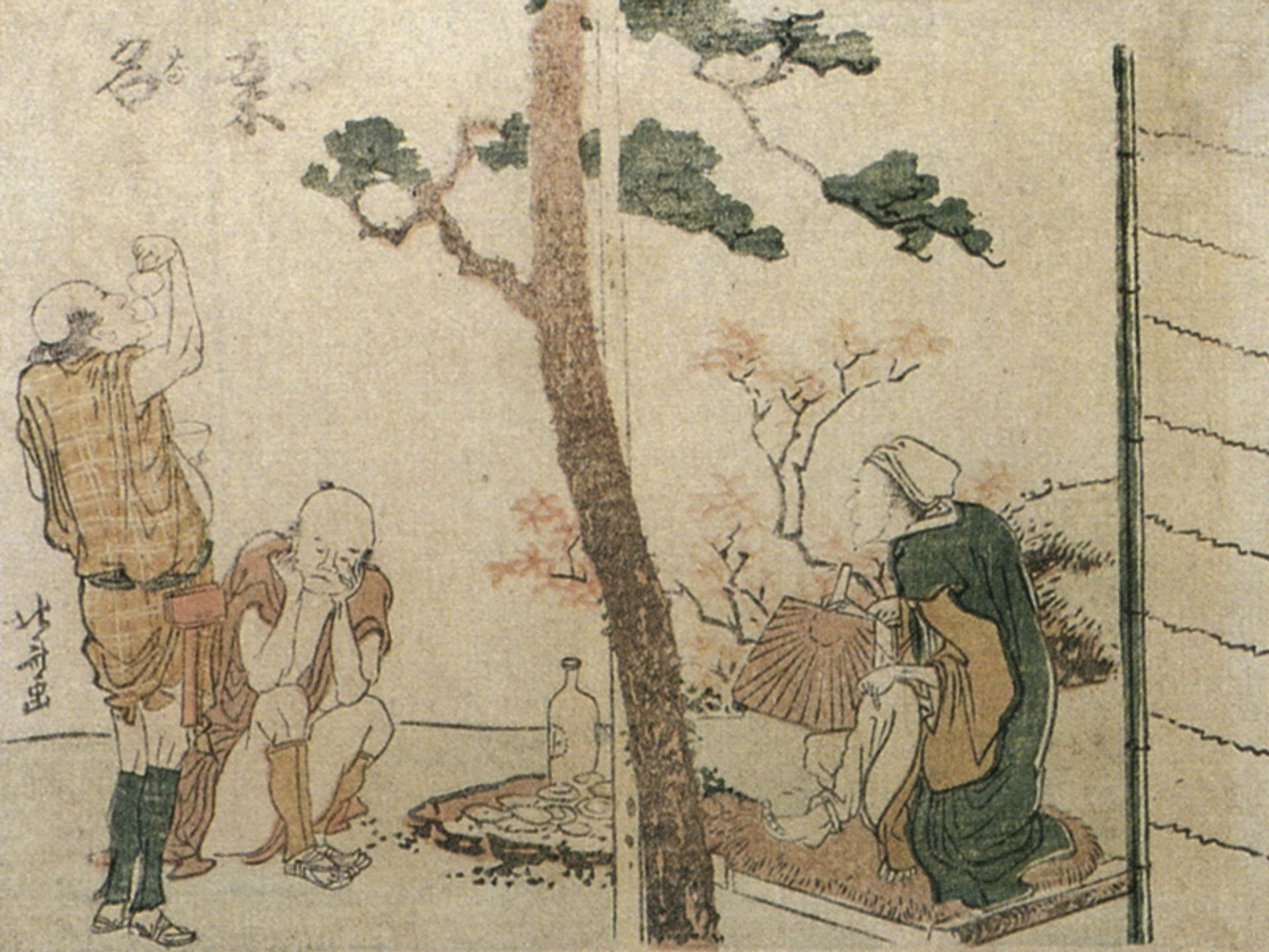 Kuwana by Katsushika Hokusai