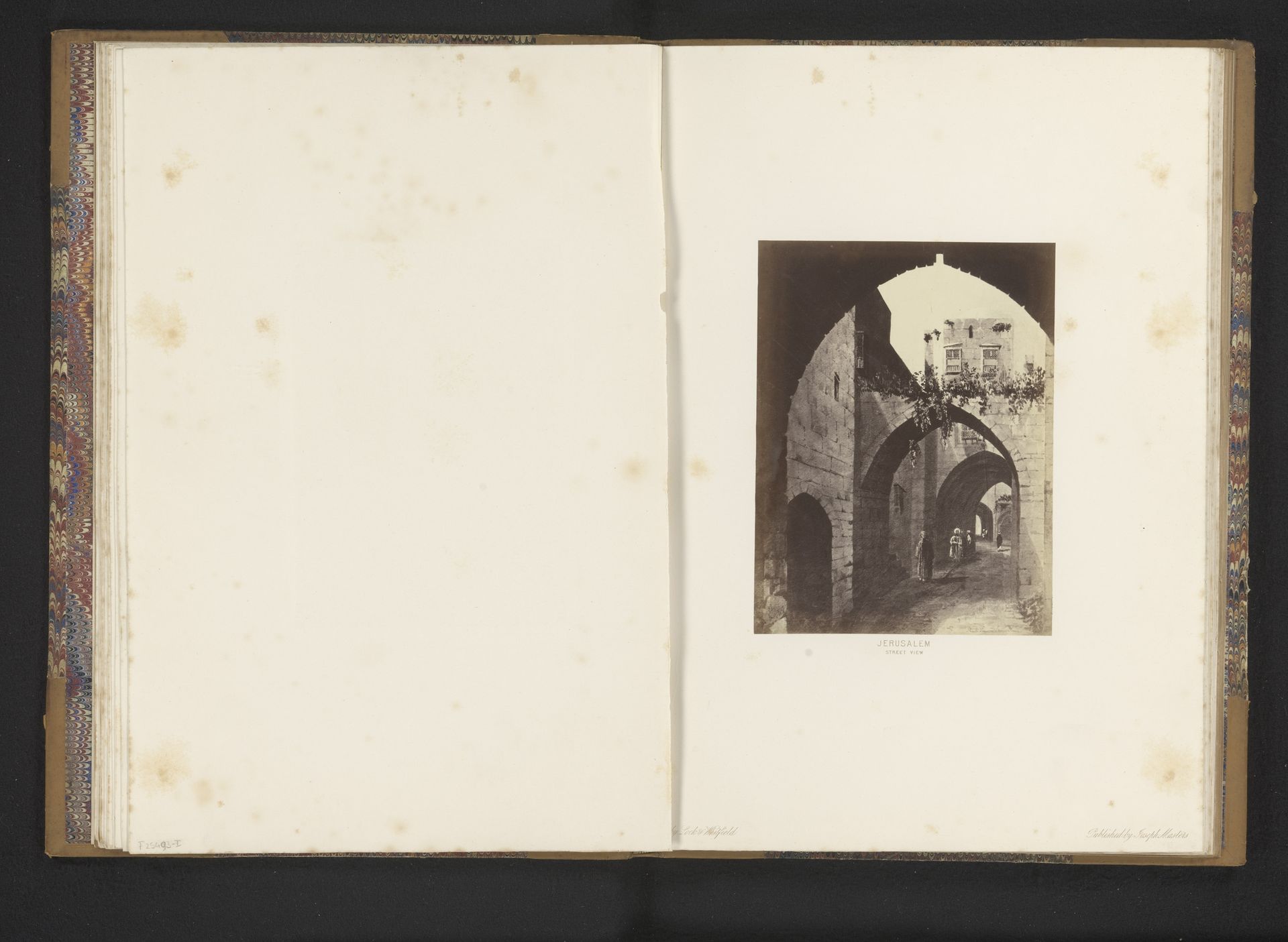 Fotoreproductie van het schilderij 'Jerusalem, street view' door Conway Shipley by Lock & Whitfield
