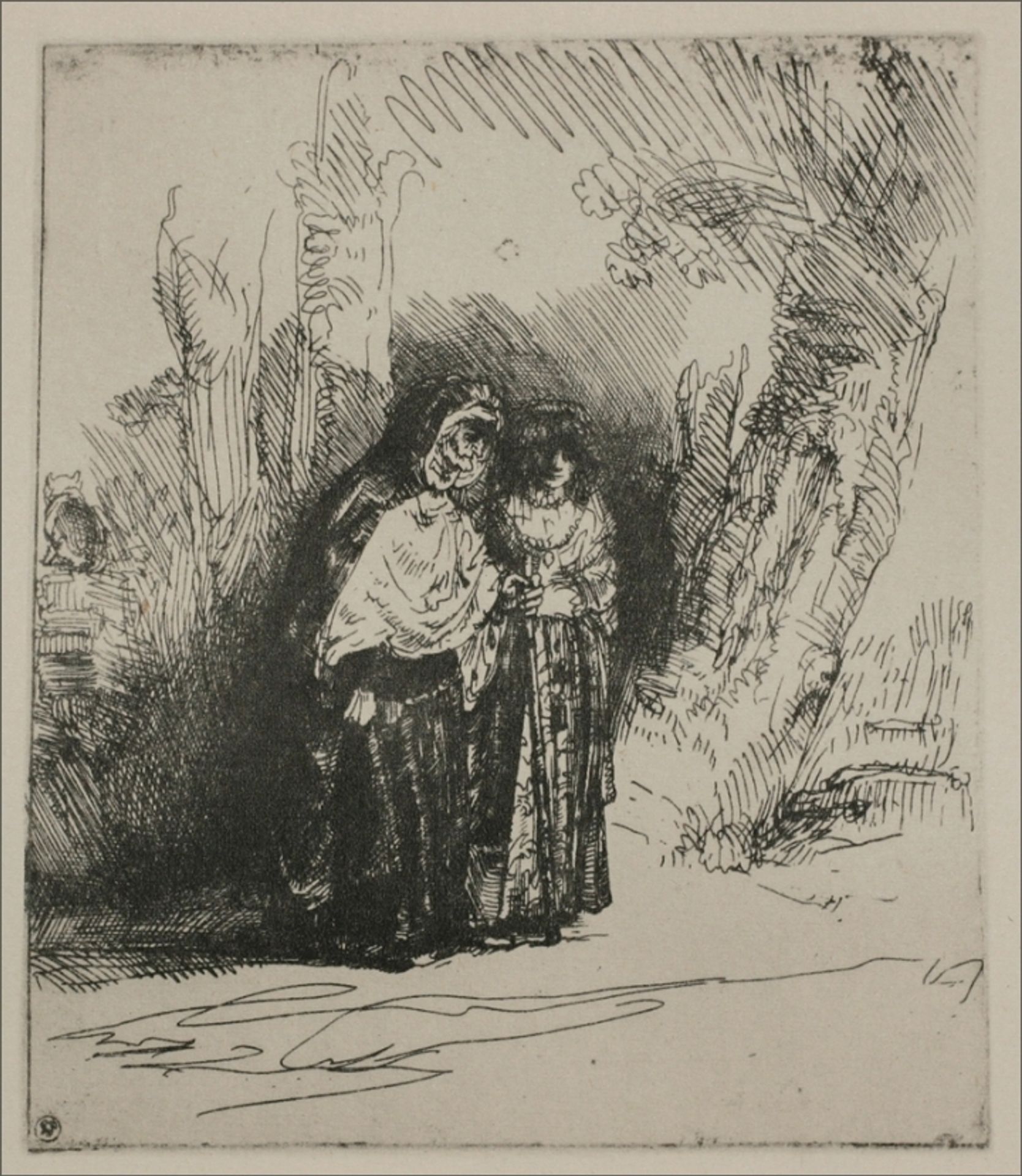 The Spanish Gypsy by Rembrandt van Rijn