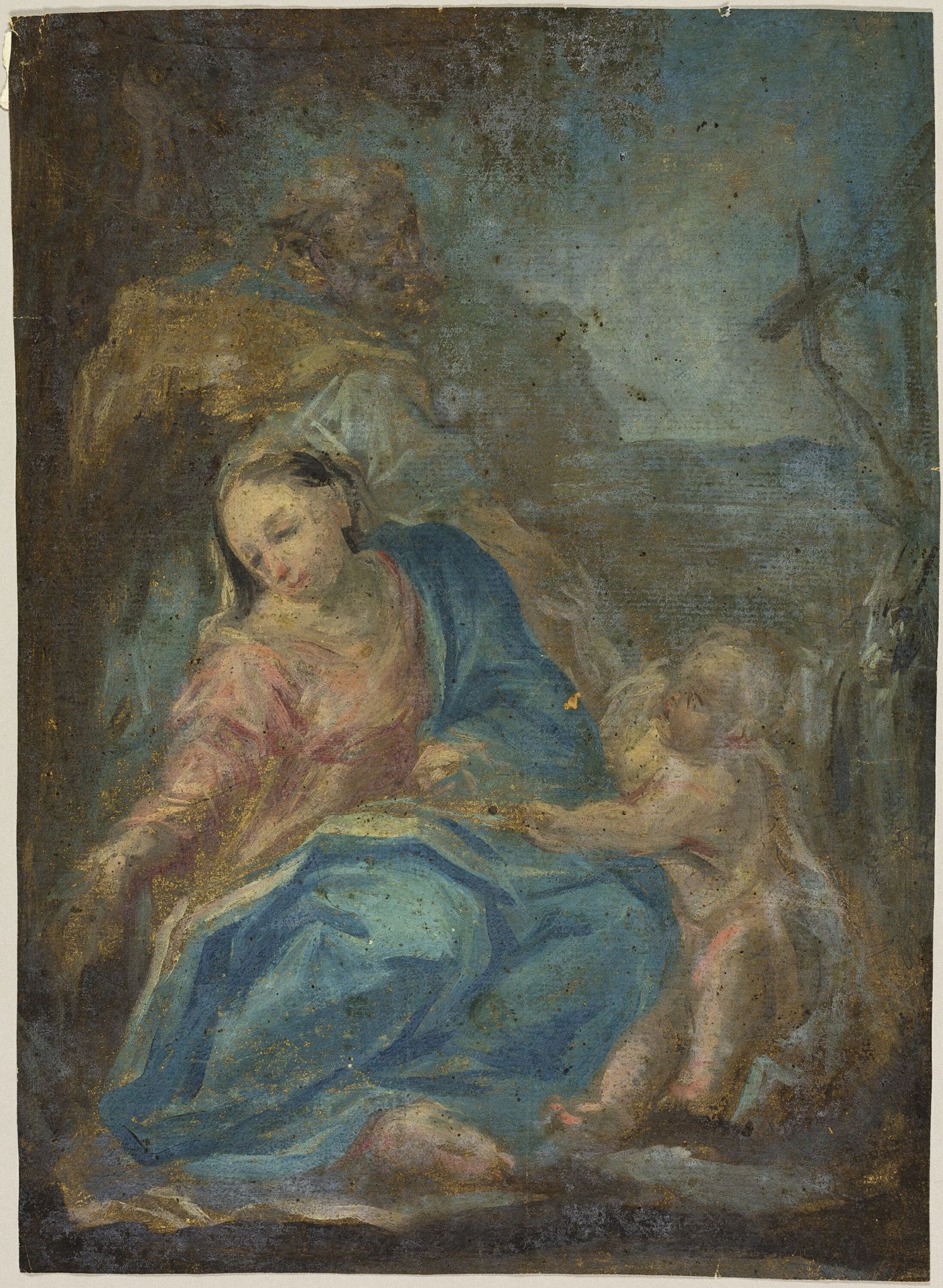 Rest on the Flight into Egypt (recto); Madonna of the Rosary (verso) by Federico Barocci