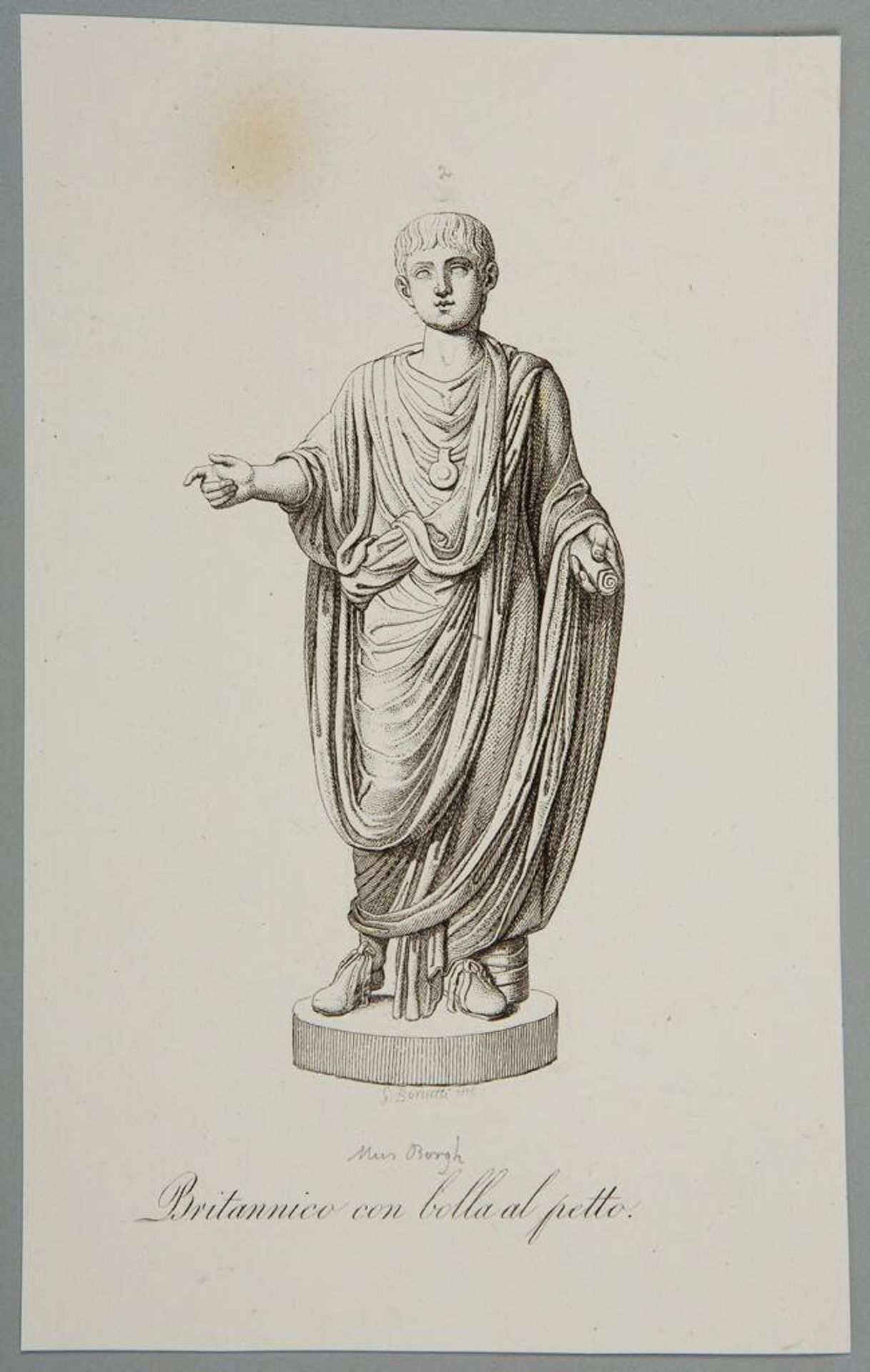 A Britton Wearing a Bulla on his Chest by Gaetano Bonatti