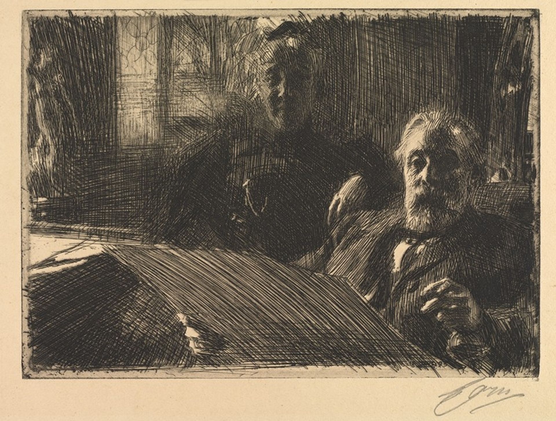 Mr. and Mrs. Fürstenberg by Anders Zorn