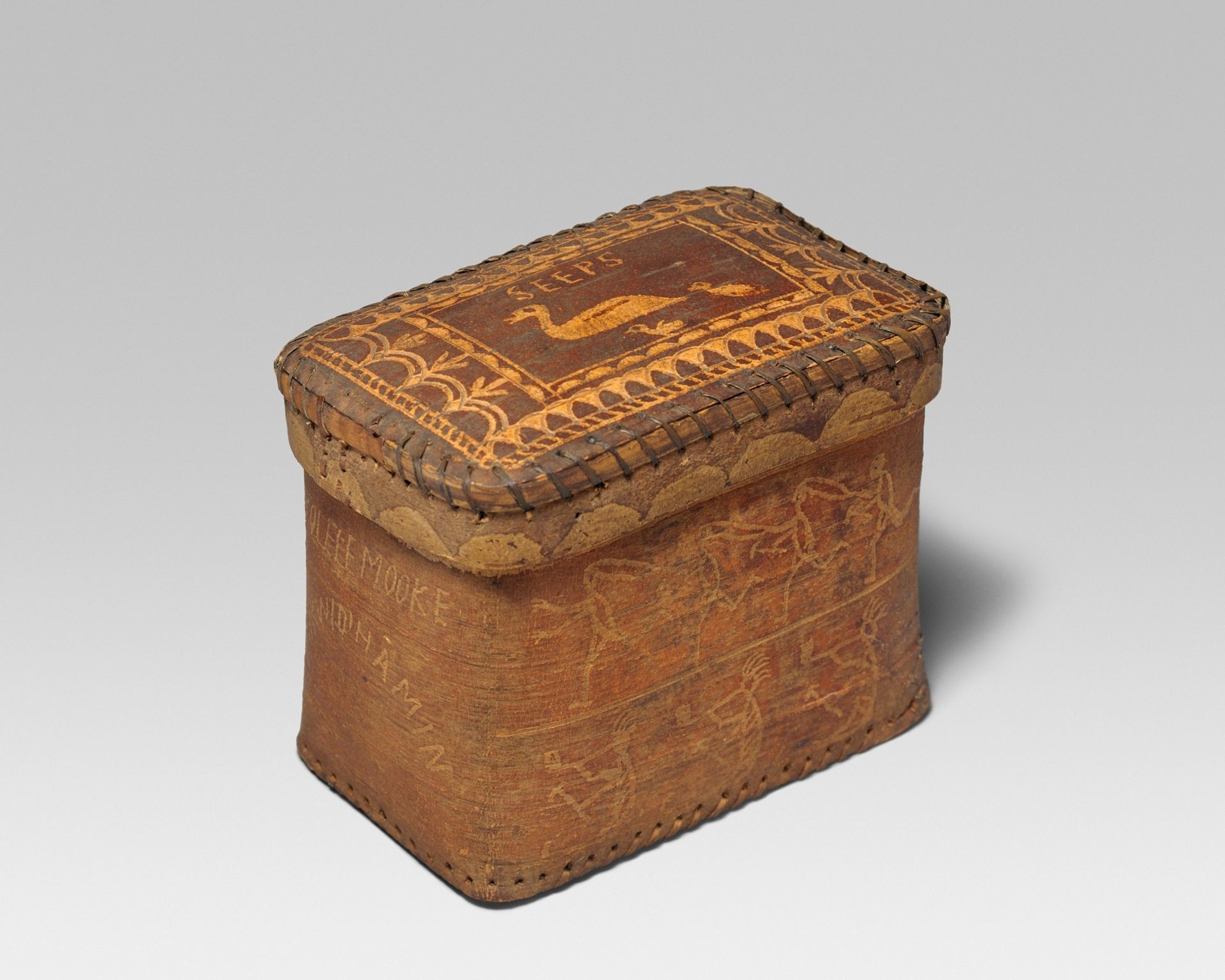 Lidded Box by Tomah Joseph