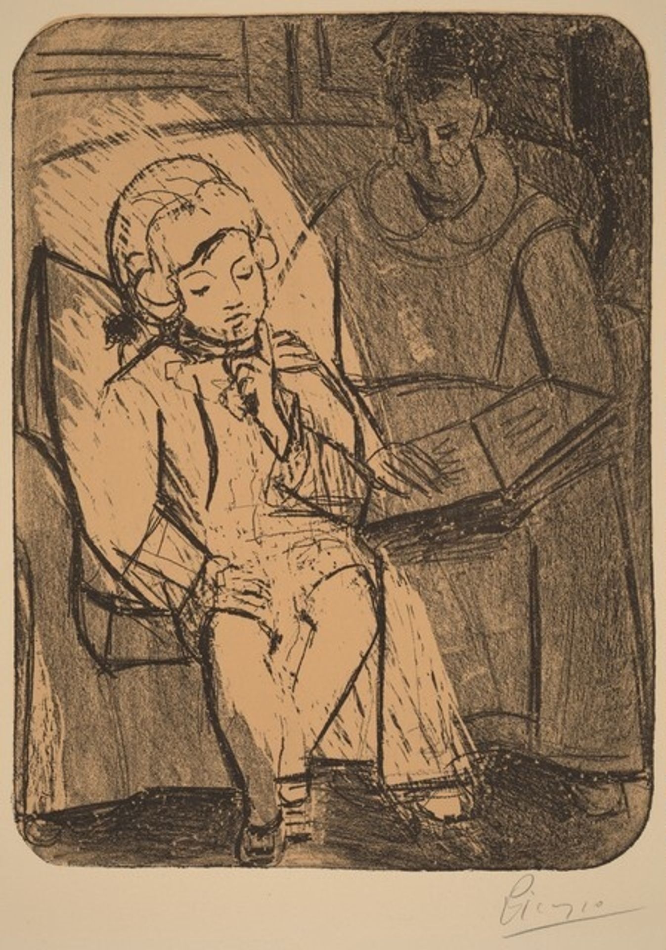 The Reading (La lecture) by Pablo Picasso