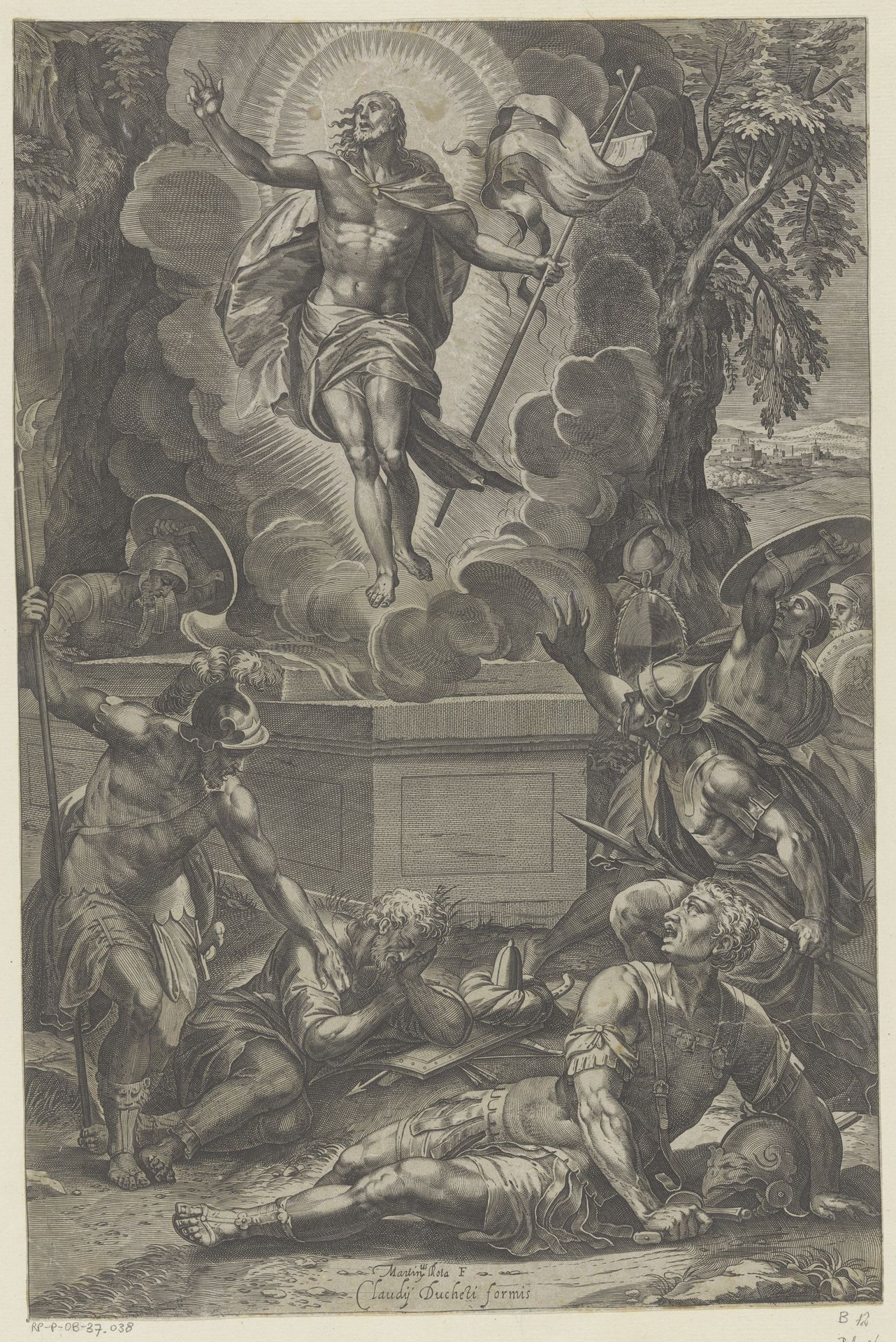 Opstanding van Christus by Martino Rota