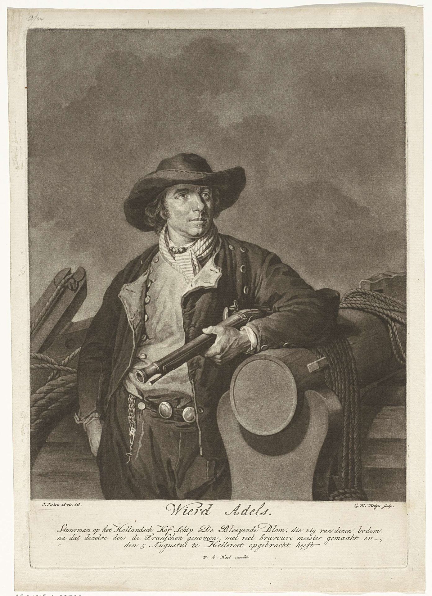 Portret van Wiert Adels by Charles Howard Hodges