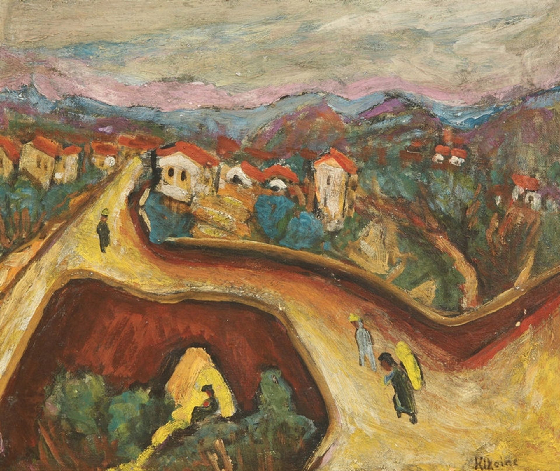 Figures on a Winding Path by Michel Kikoine