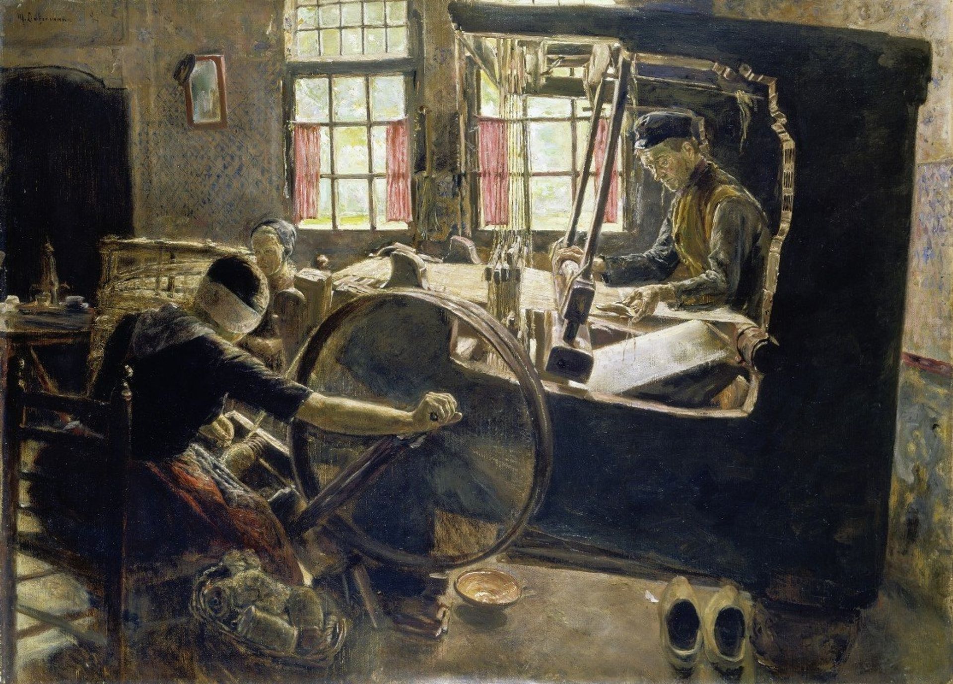 The Weaver by Max Liebermann