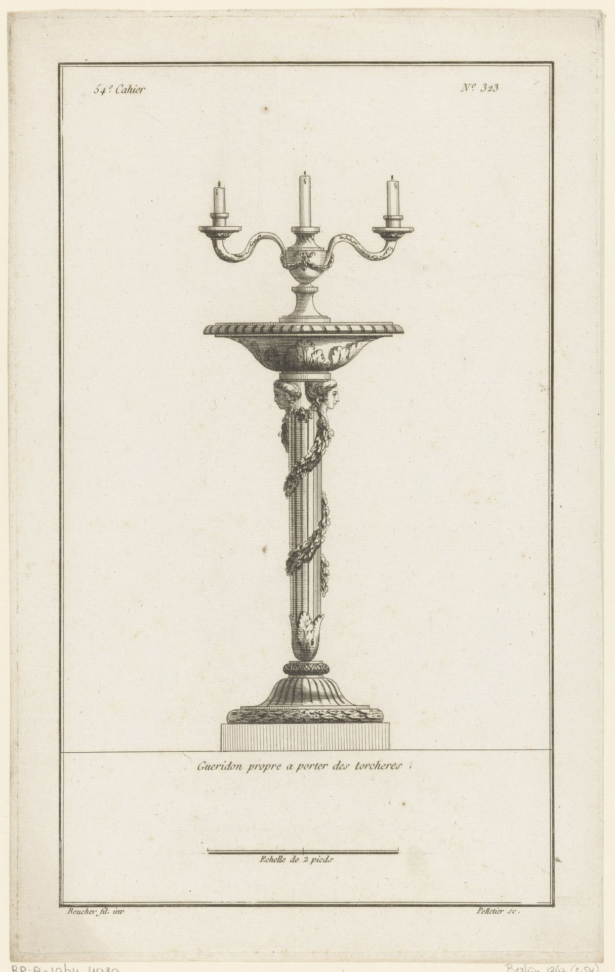 Gueridon met gezichten by Jean Pelletier