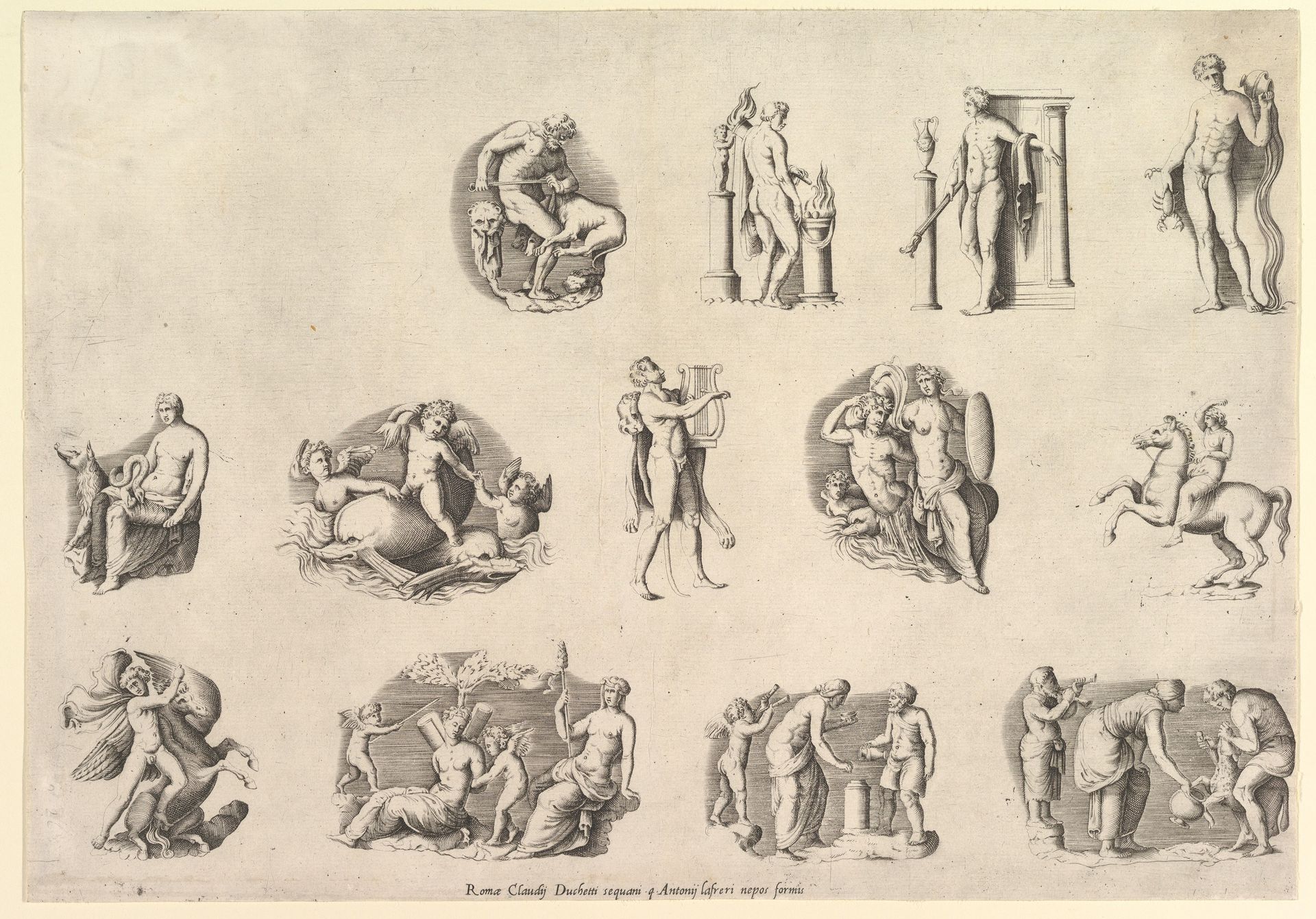 Speculum Romanae Magnificentiae: Subjects after Antique Cameos and Gems by Anonymous