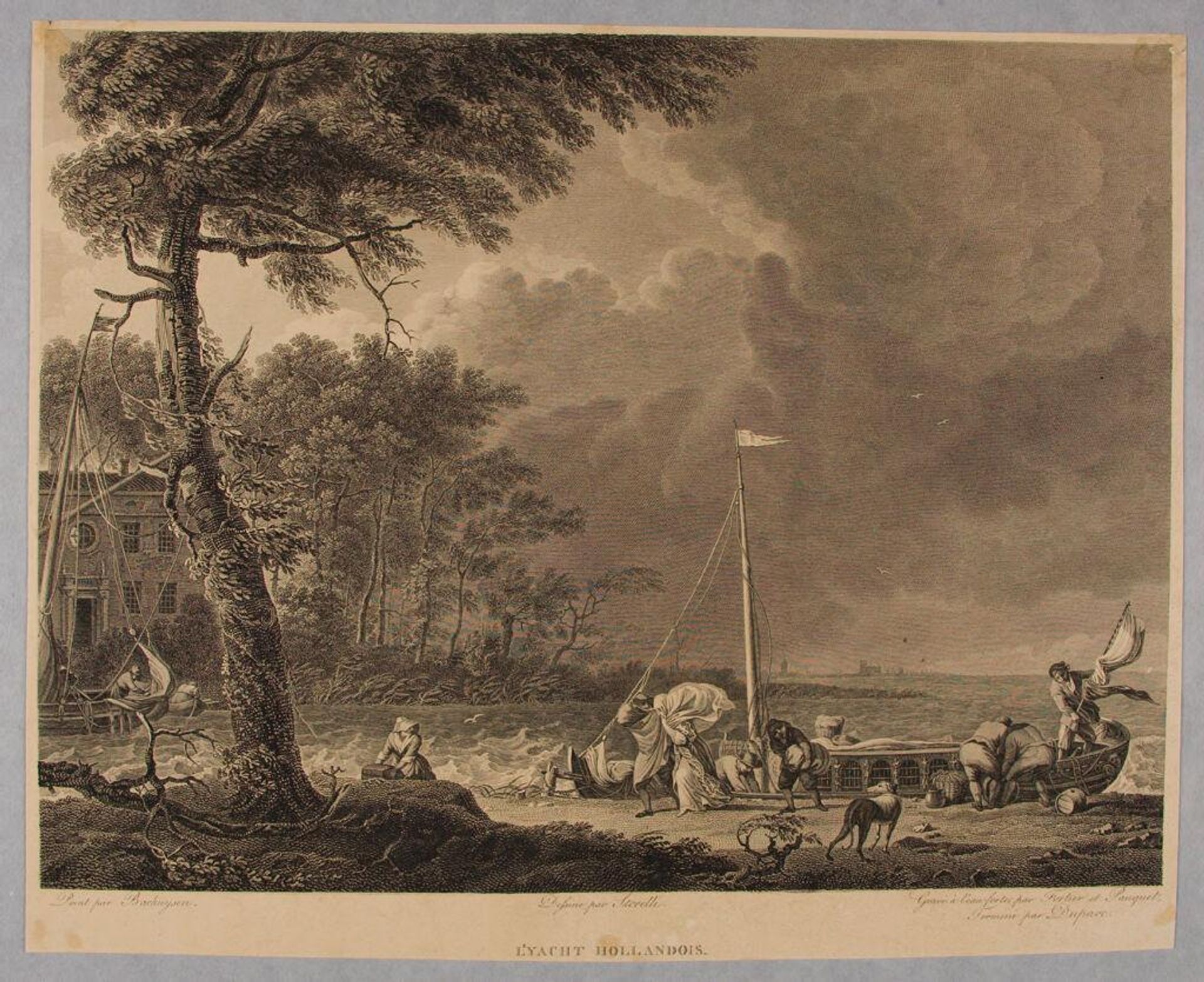 The Dutch Yacht by Marie Alexandre Duparc