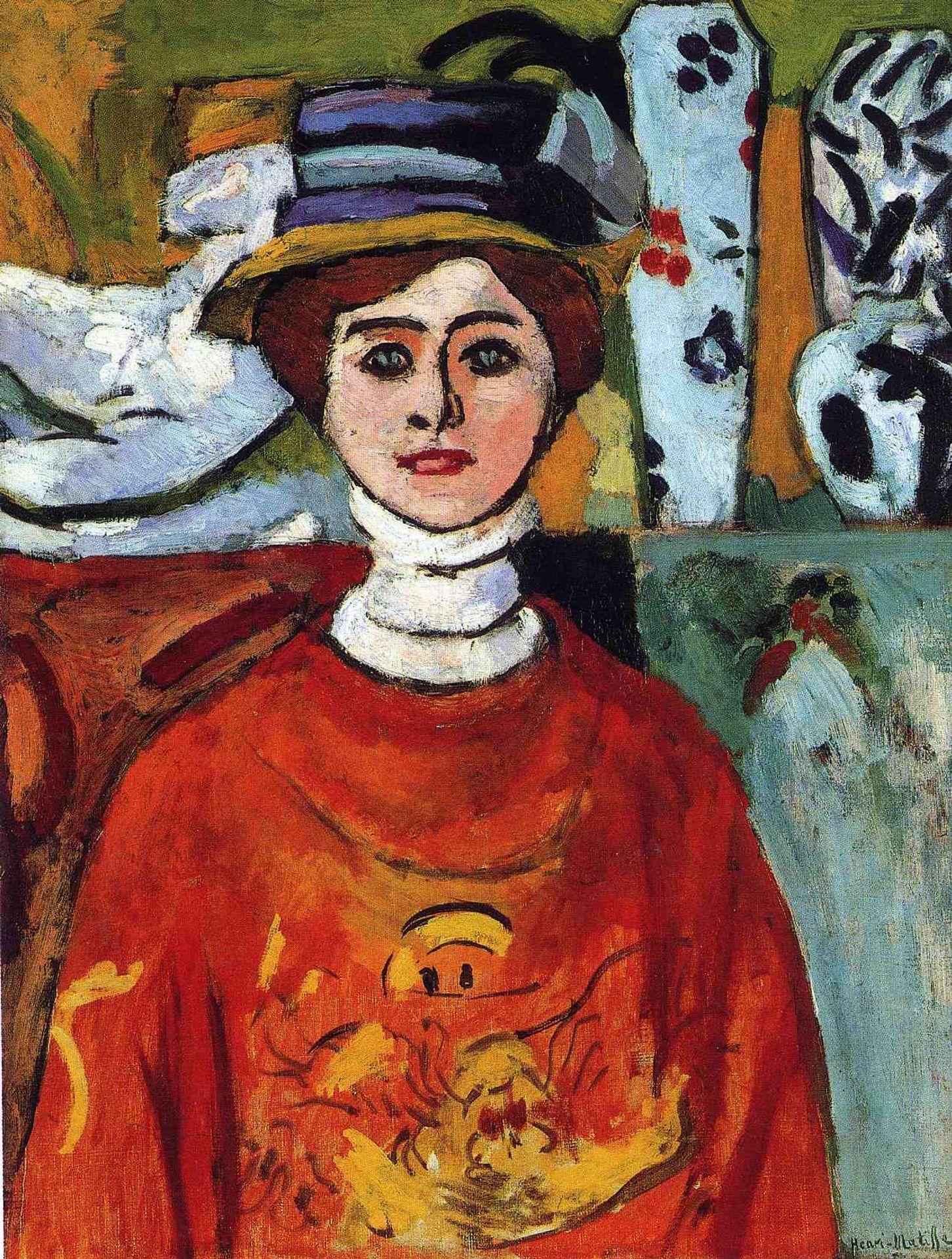 The girl with green eyes by Henri Matisse