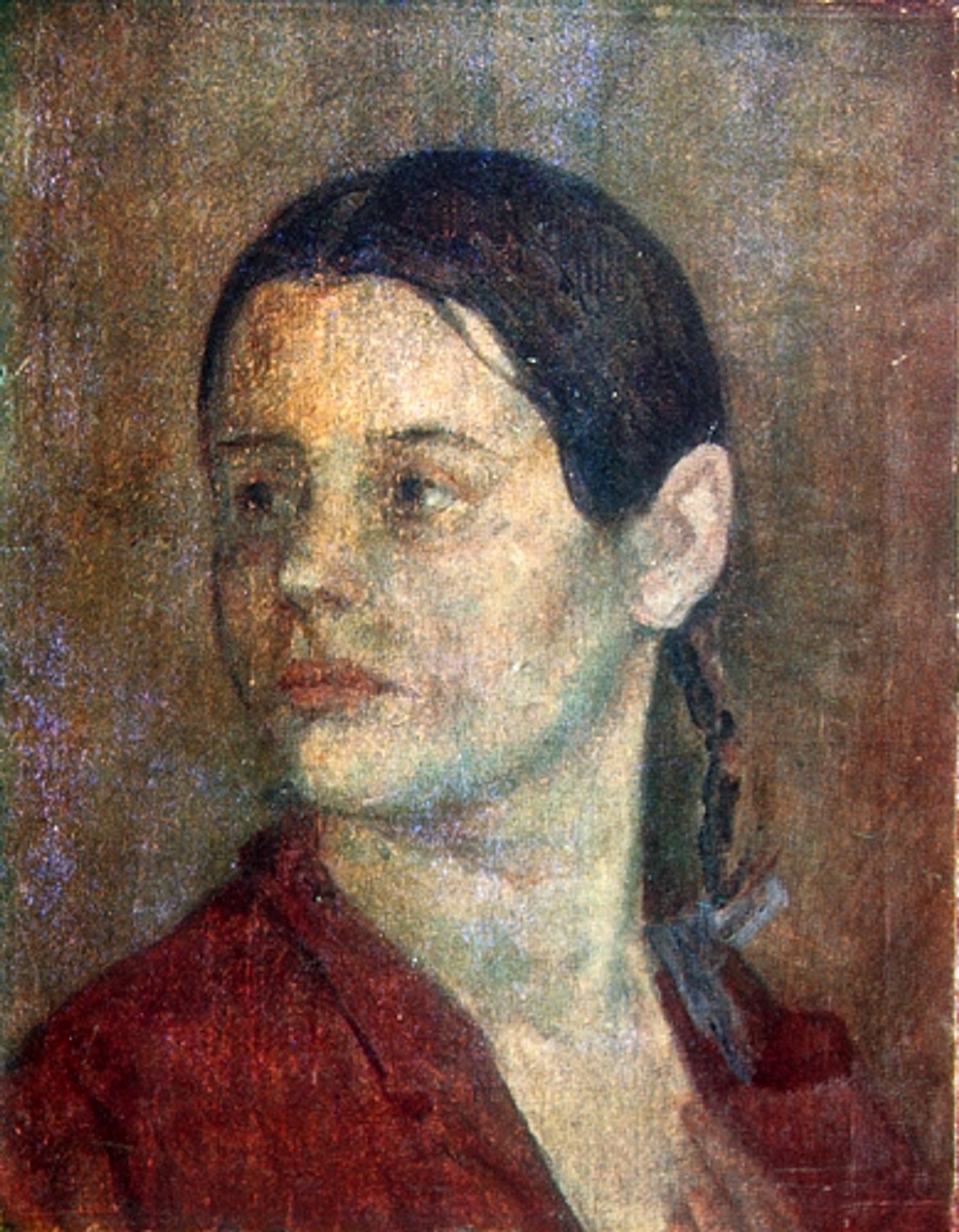 Portrait of a Young Woman by Volodymyr Bondarenko