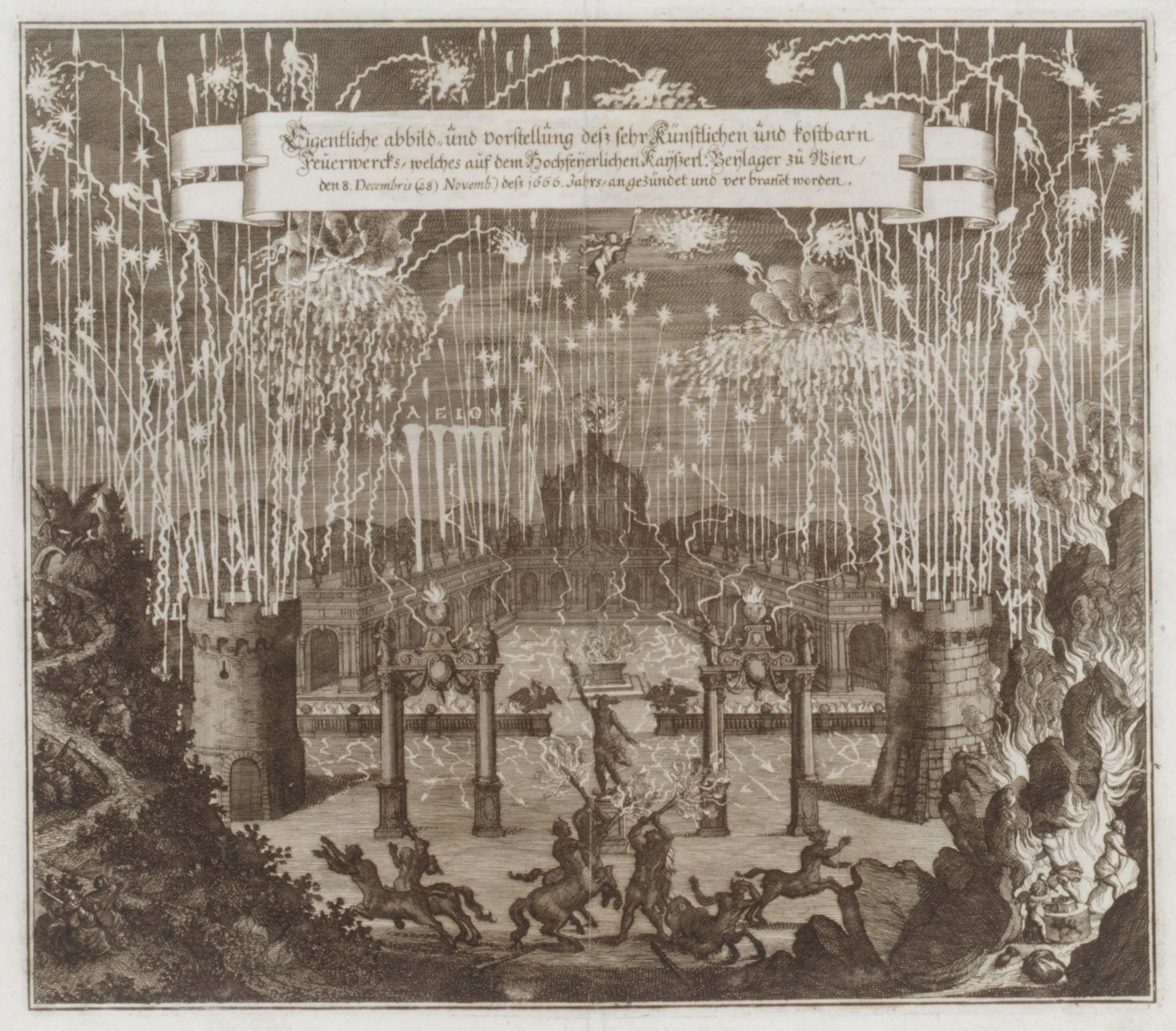 Birth and Christening of Frederick, Duke of Württemberg, Stuttgart, March 17, 1616 by Matthäus Merian the Elder