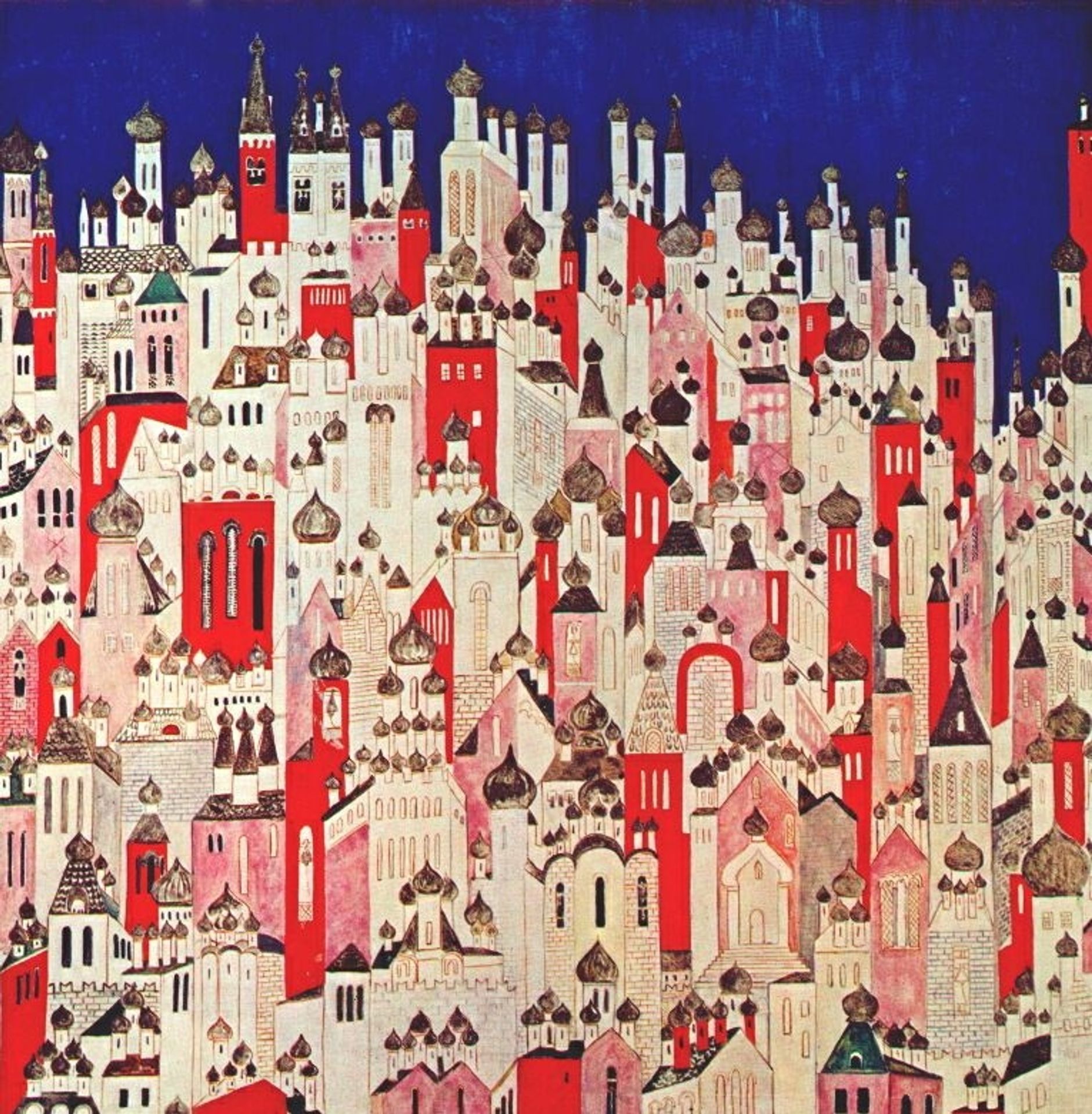 Design for final backcloth by Natalia Goncharova