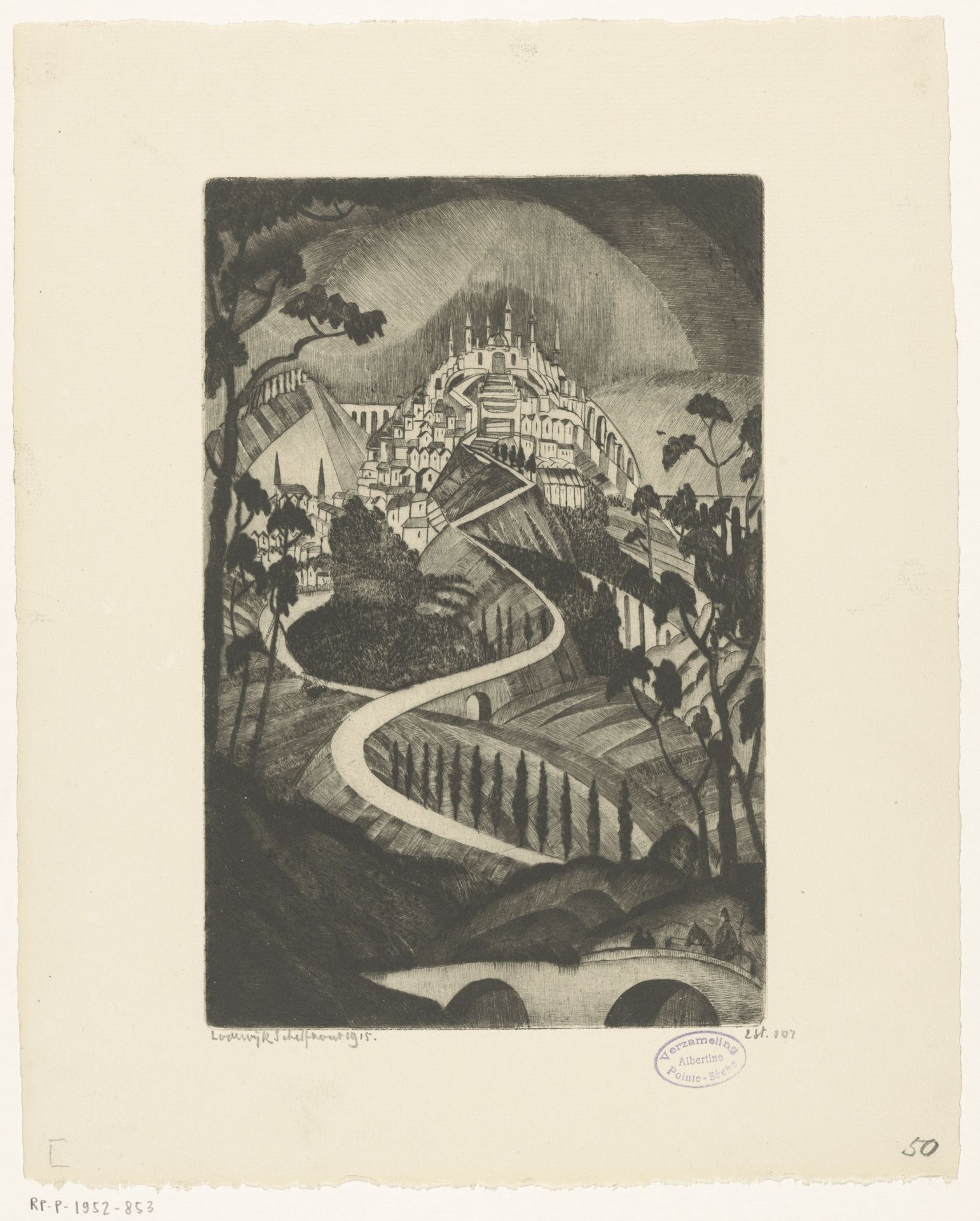 Berg by Lodewijk Schelfhout