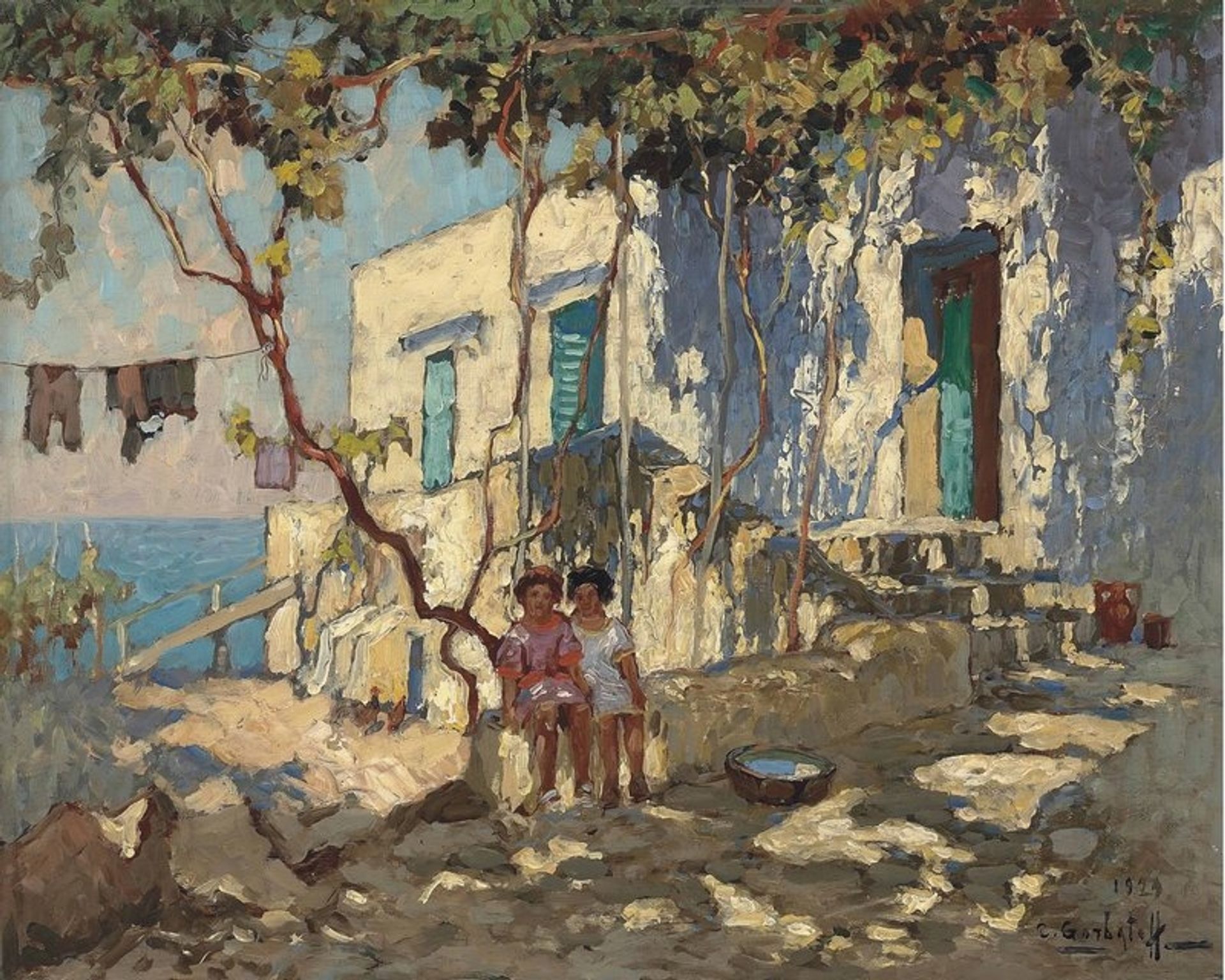 Resting in the Shadow. Capri by Konstantin Gorbatov
