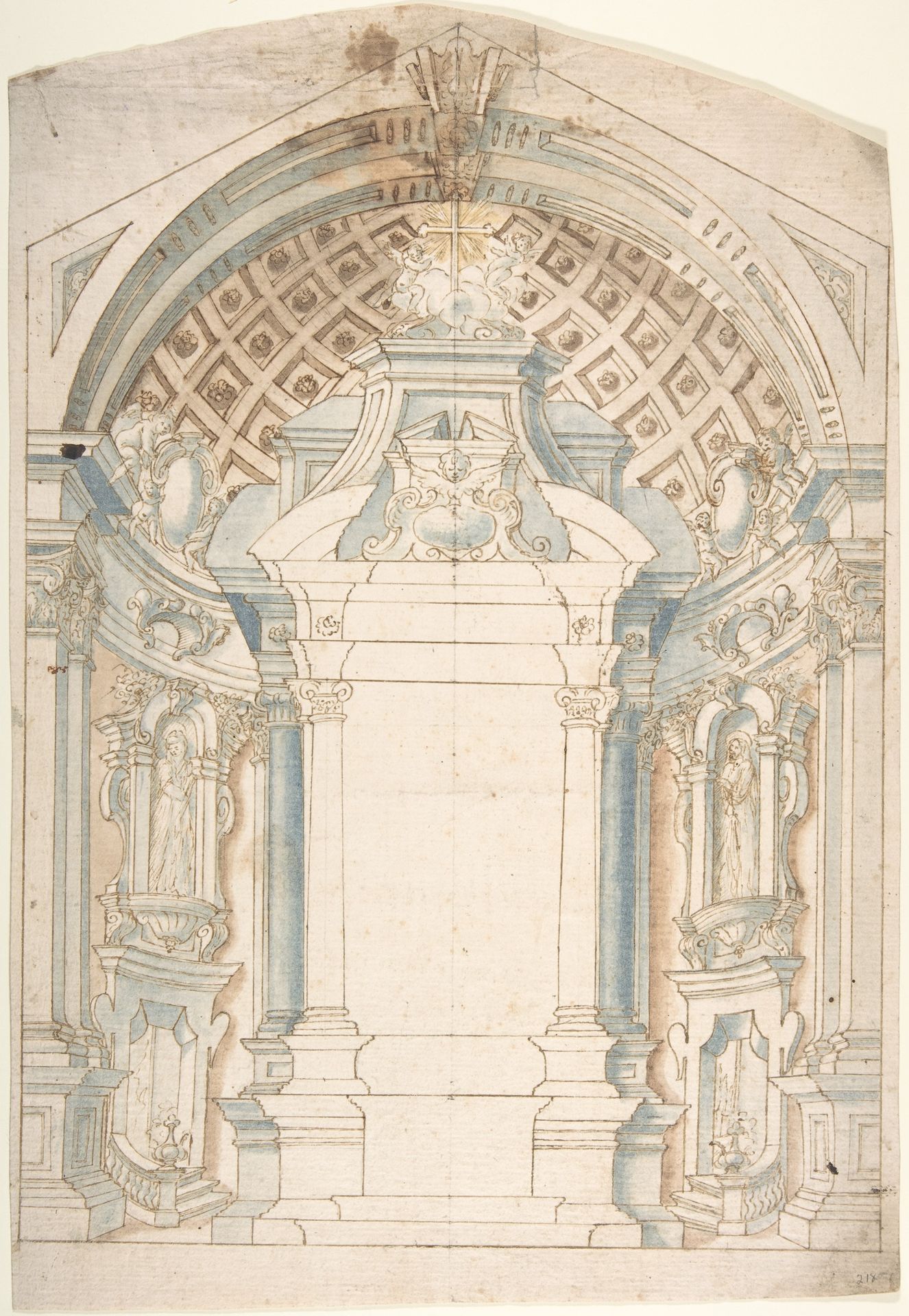 Project for the decoration of an Altar. by Anonymous