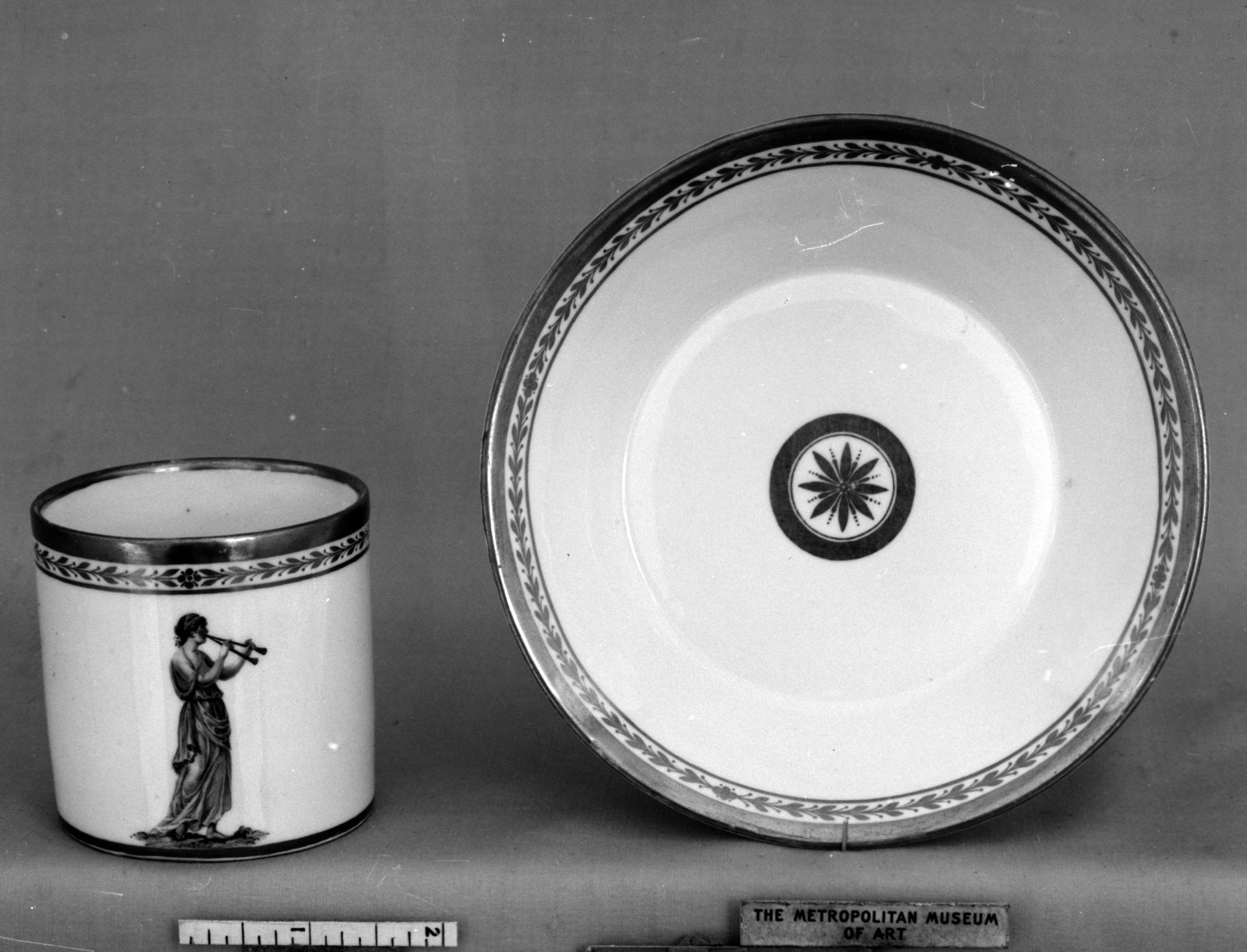 Saucer (part of a coffee service) by Nymphenburg Porcelain Manufactory