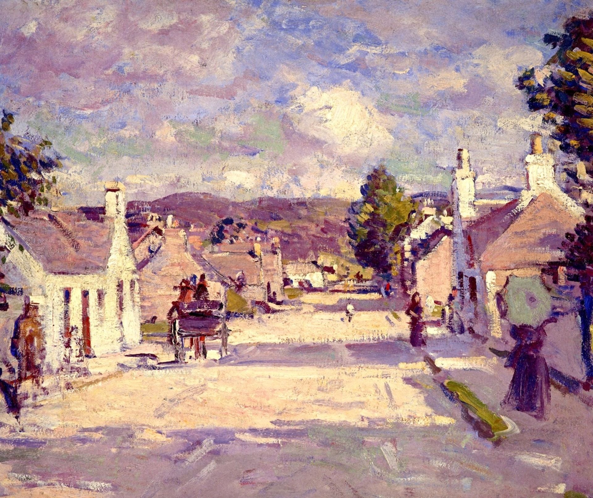 A Street, Comrie by Samuel Peploe