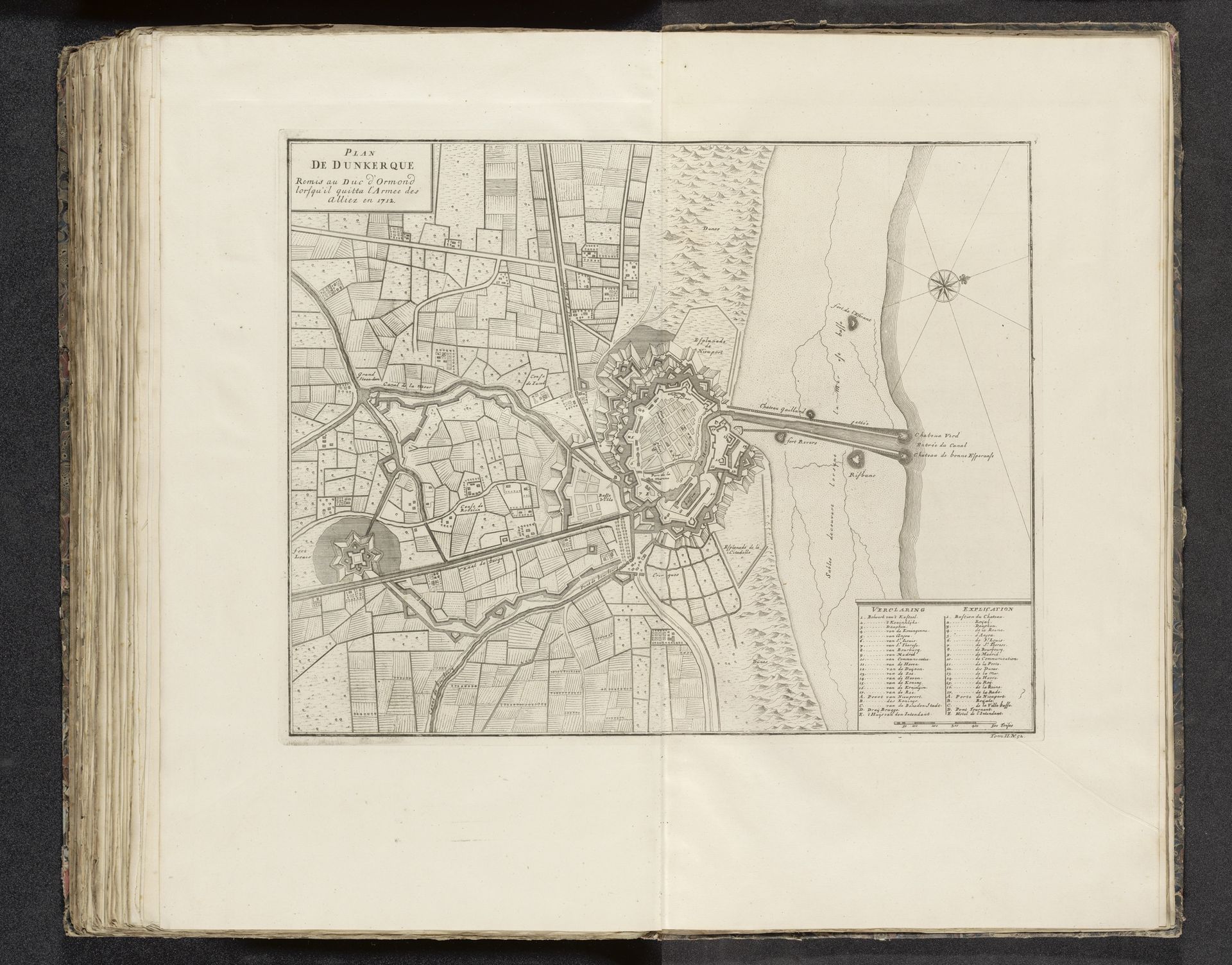 Plattegrond van Duinkerke, 1712 by Anonymous