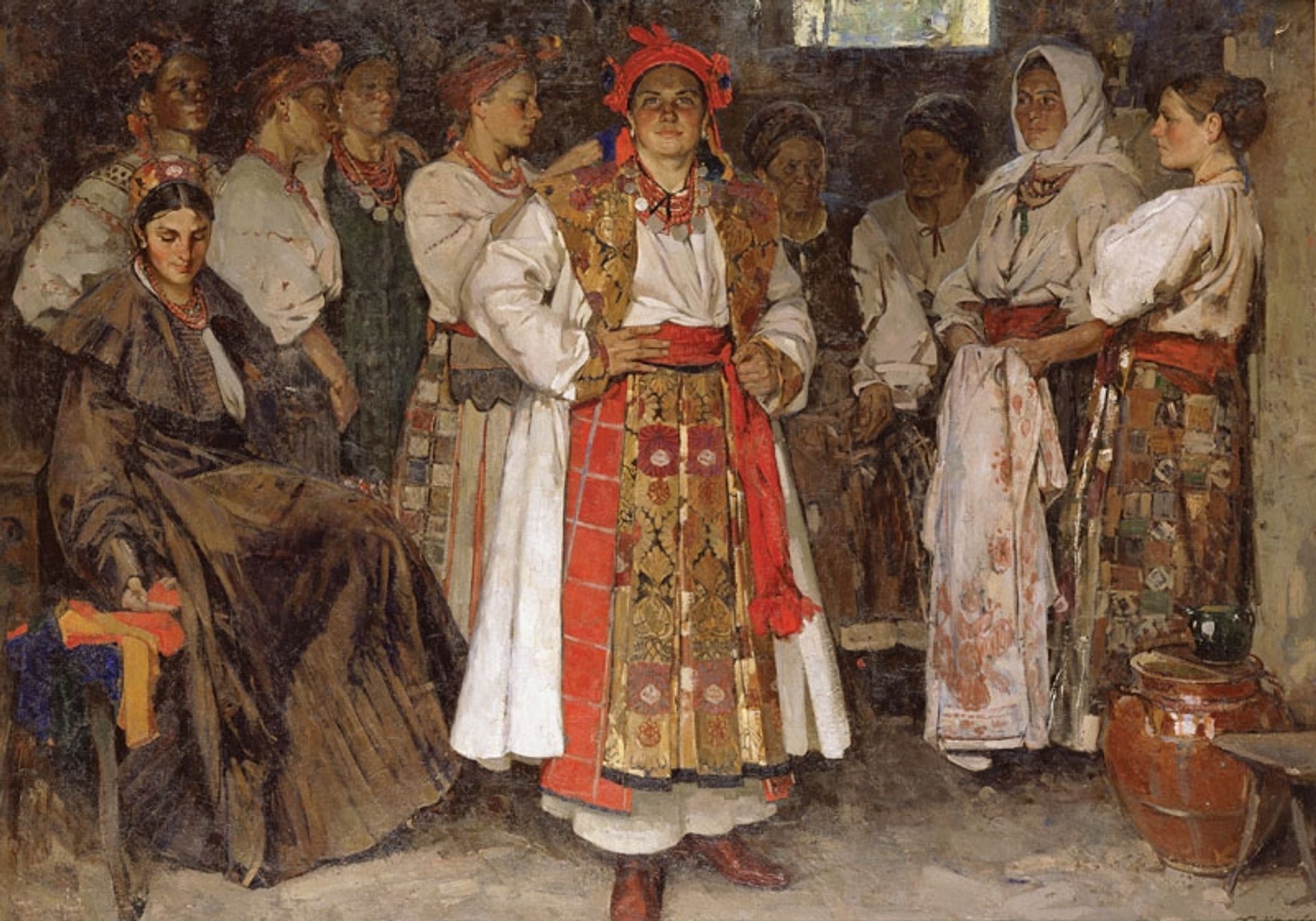 The bride by Fedir Krychevsky