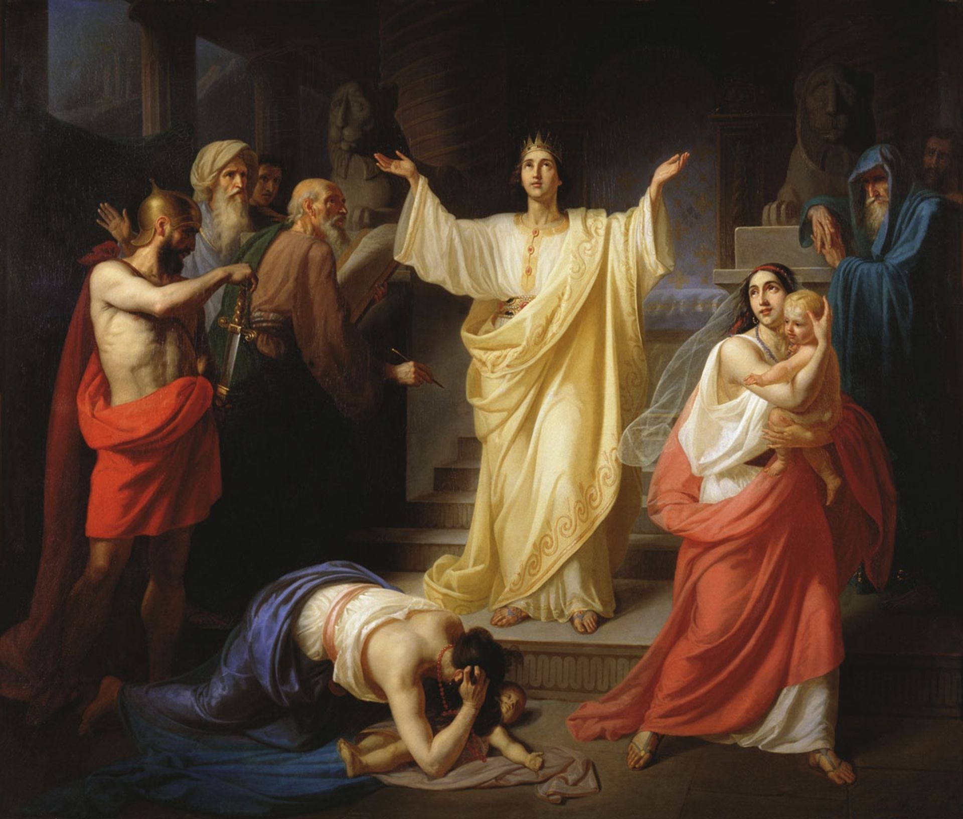 Judgment of Solomon by Konstantin Flavitsky