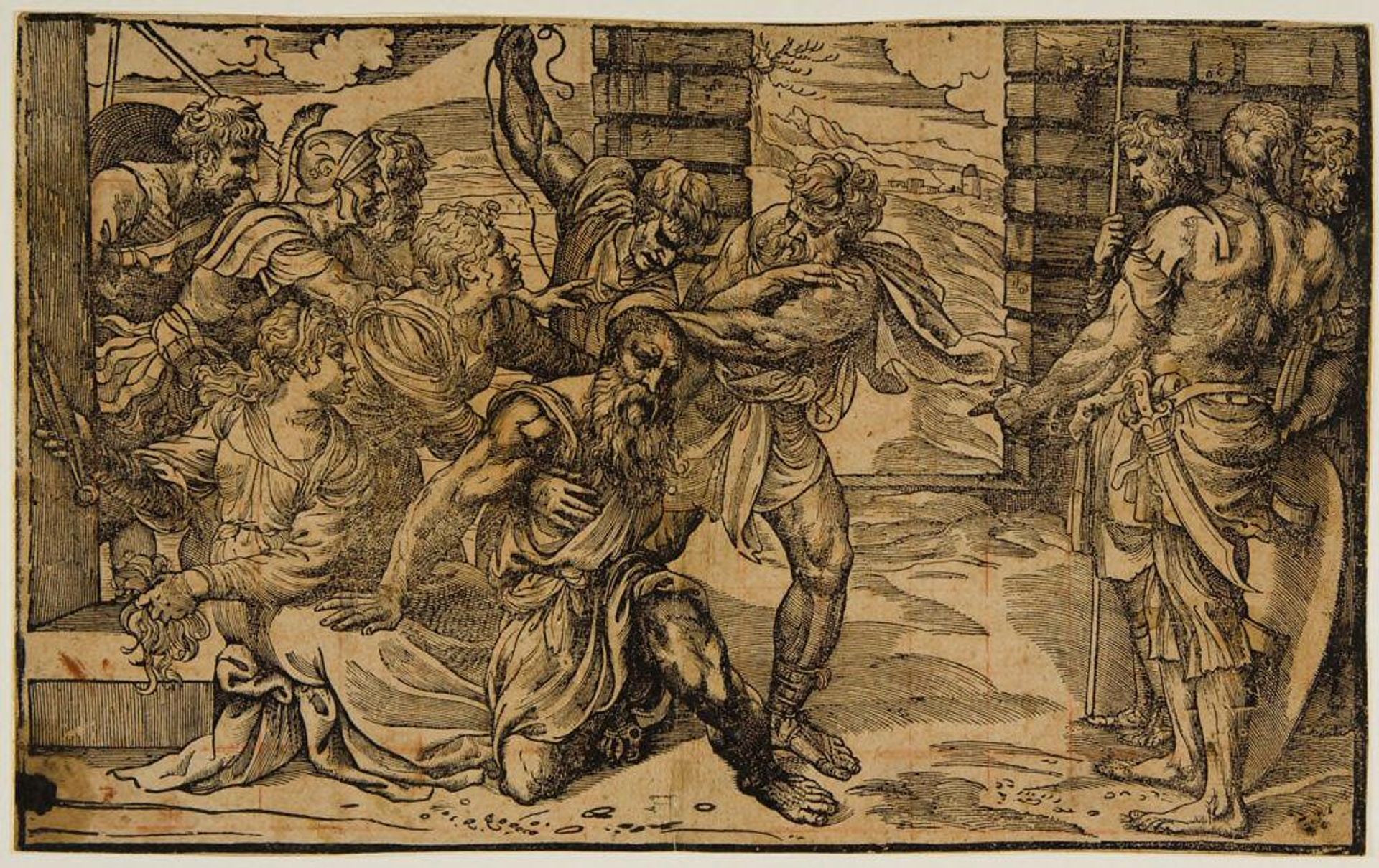 Samson Taken by the Philistines by Nicolò Boldrini