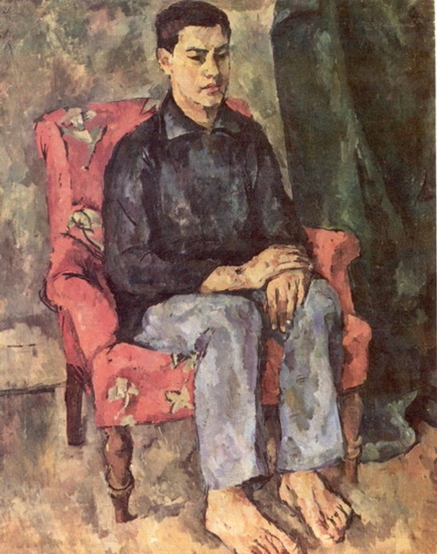 Portrait of a son by Pyotr Konchalovsky