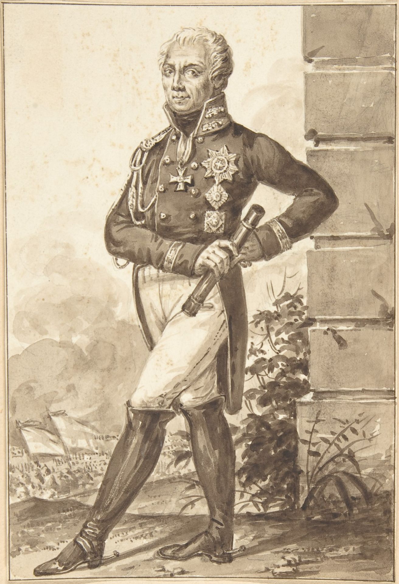Portrait of Count Levin August von Bennigsen by Jean-Baptiste-François Bosio