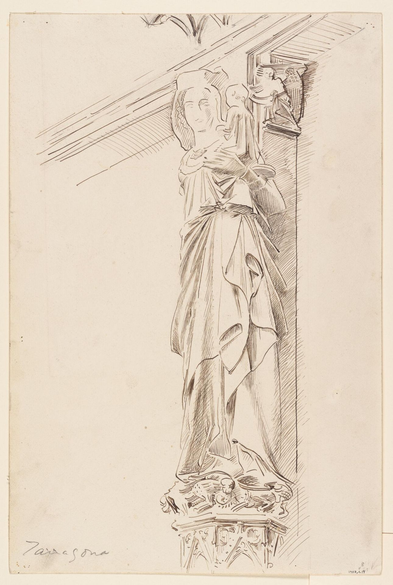 Virgin and Child, from the Main Portal of Tarragona Cathedral by John Singer Sargent