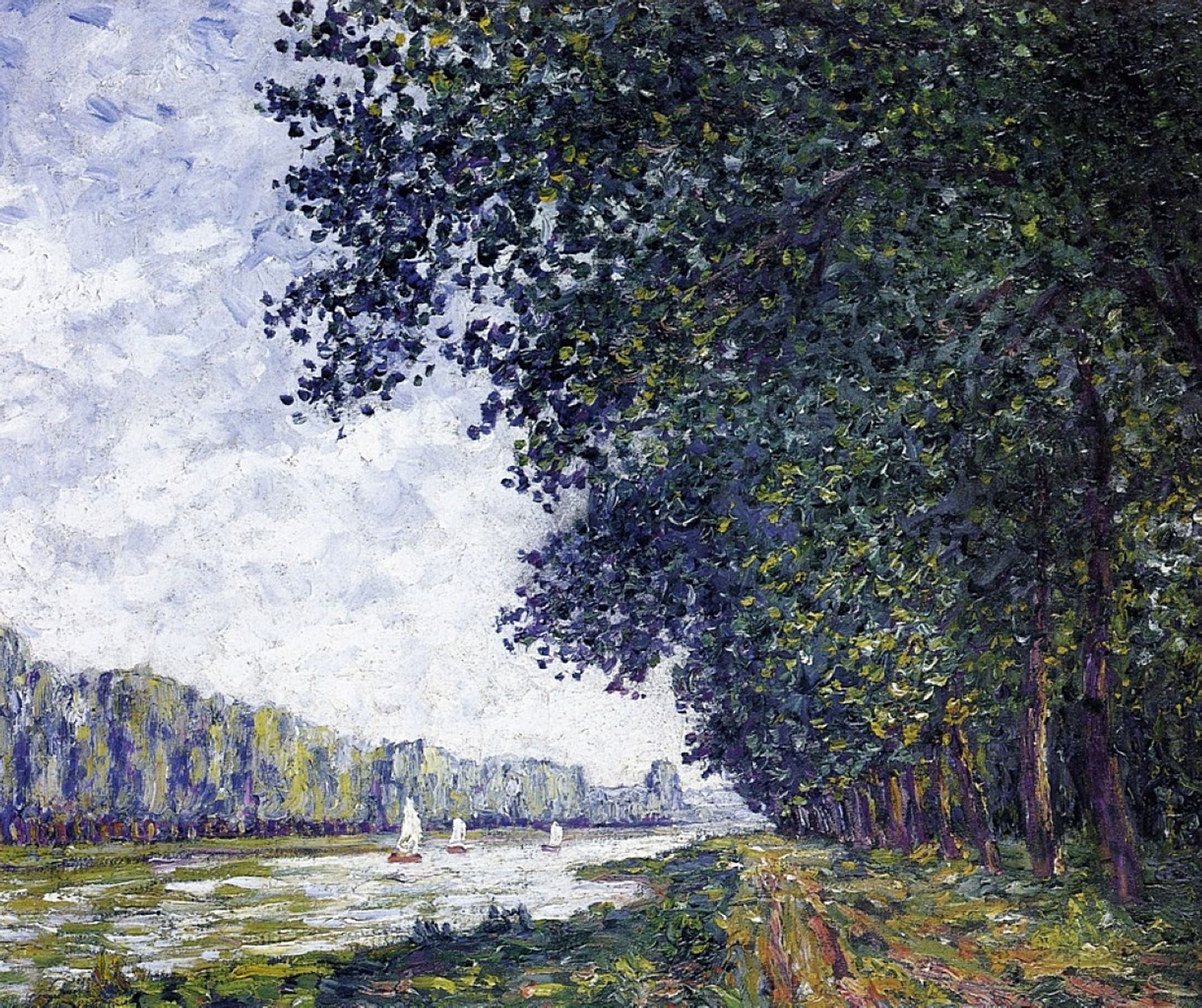 Banks of the Orne at Benouville by Francis Picabia
