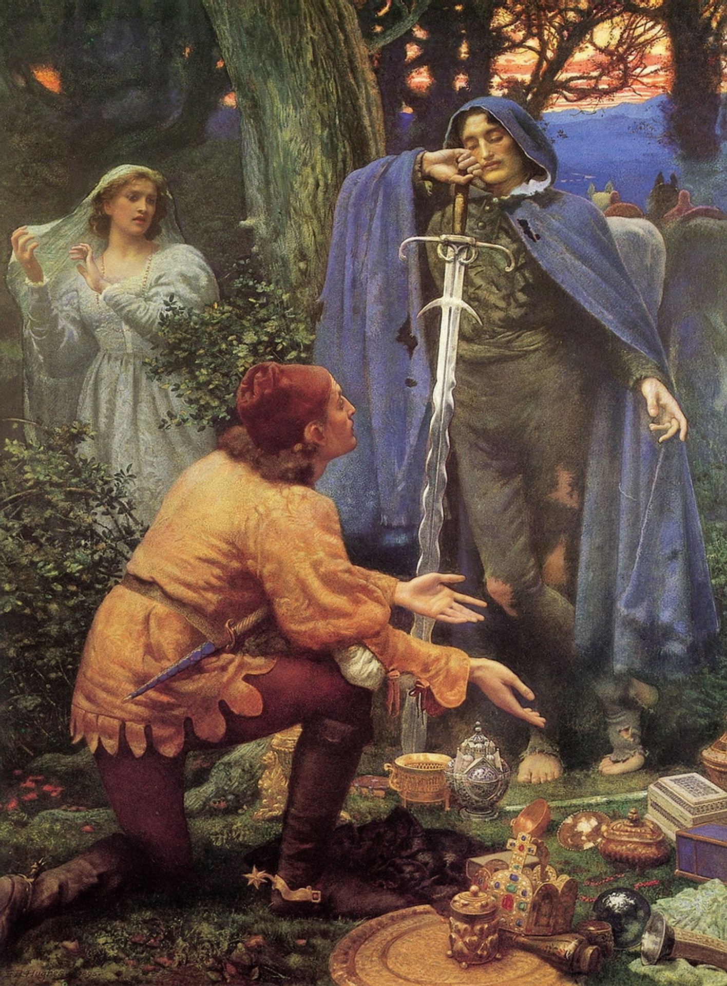 Bertuccio's Bride by Edward Robert Hughes
