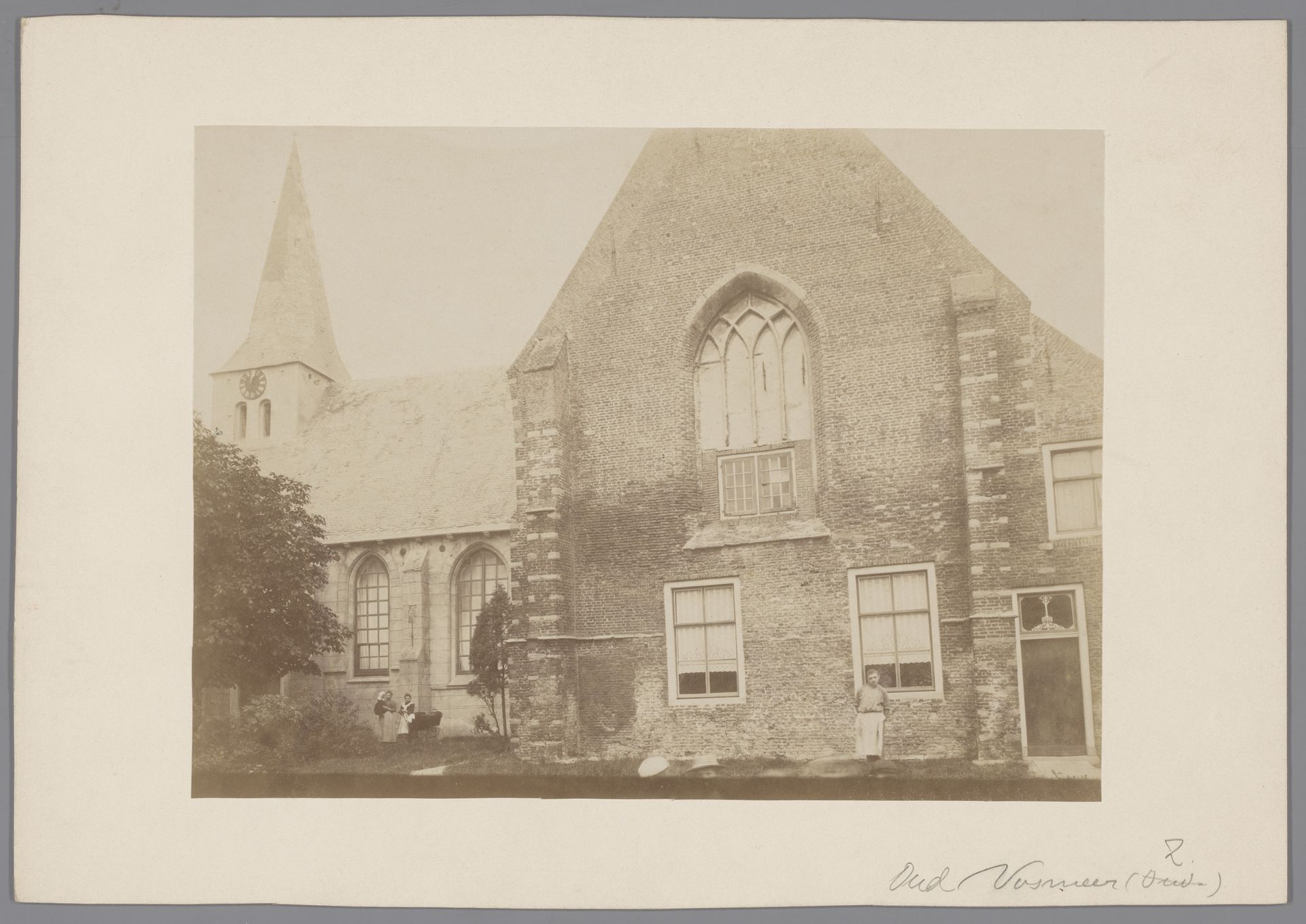 Gezicht op de Hervormde Kerk te Oud-Vossemeer by anoniem (Monumentenzorg)
