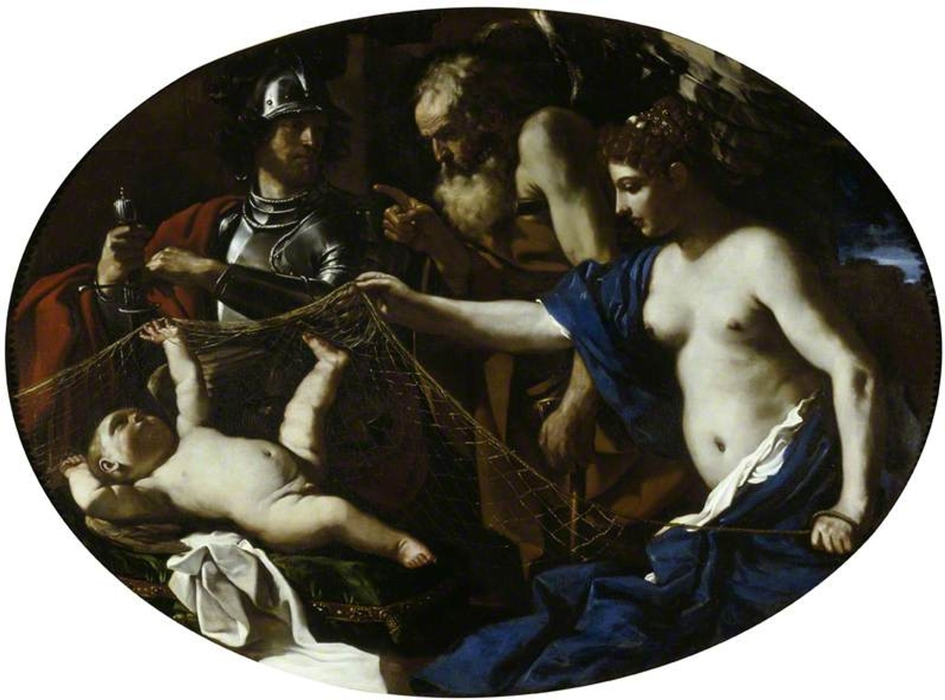 An Allegory with Venus, Mars, Cupid and Time 1626 by Guercino