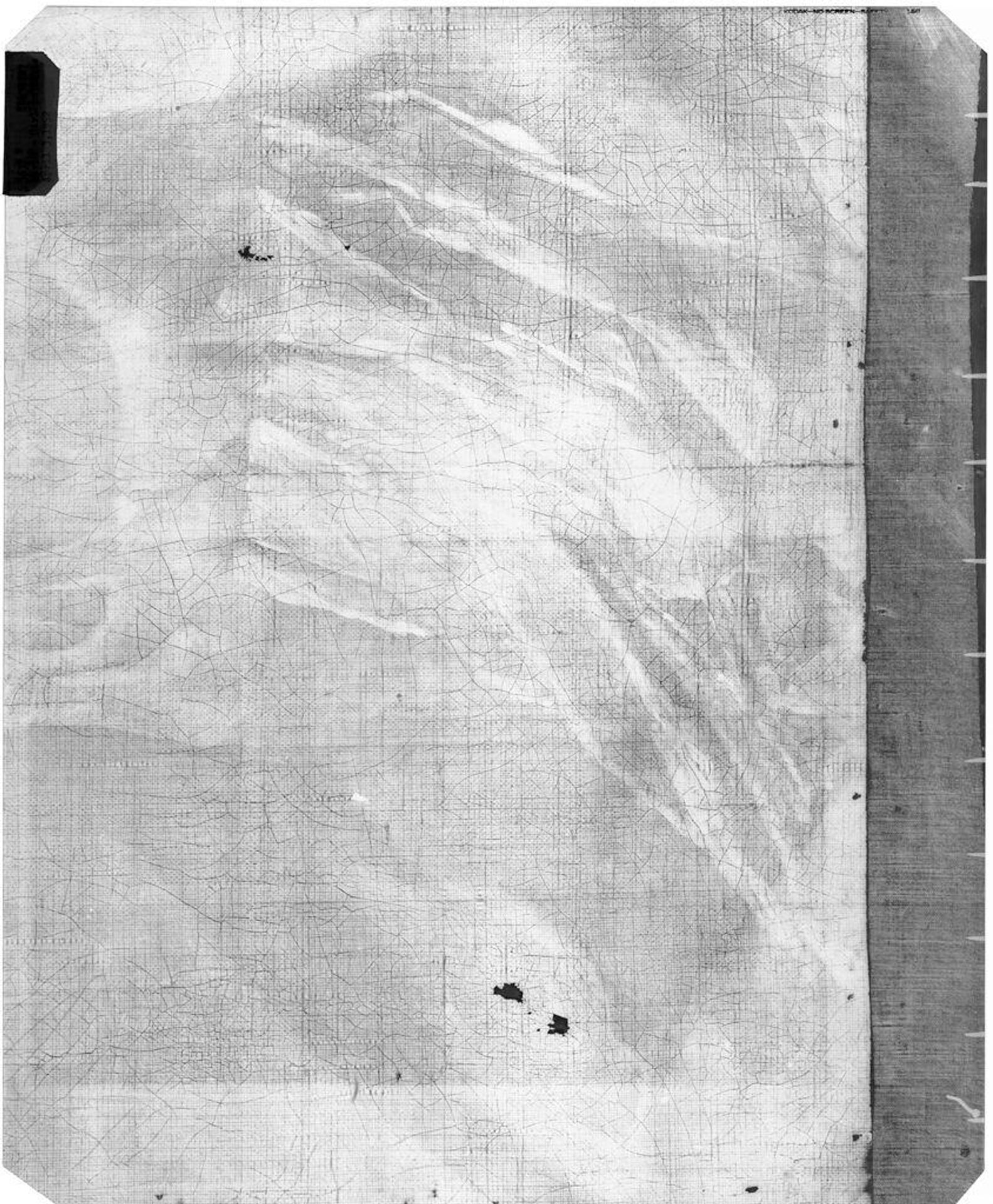 X-radiograph(s) of "Girl in White" by Artist of original: Jacques-Louis David